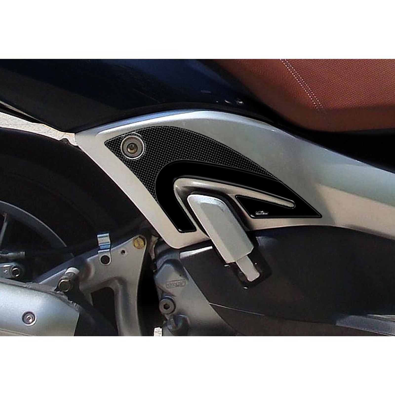 Resin Bike 3D Motorcycle Stickers - Heel Pads | Yamaha Xcity - Pyramid Motorcycle Accessories