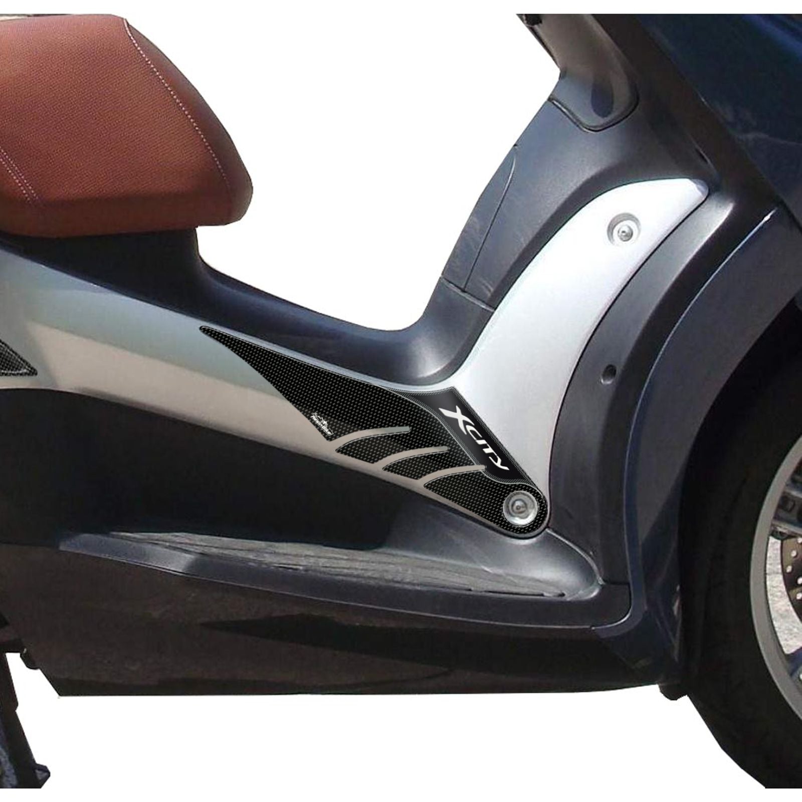 Resin Bike 3D Motorcycle Stickers - Footboard | Yamaha XCity - Pyramid Motorcycle Accessories