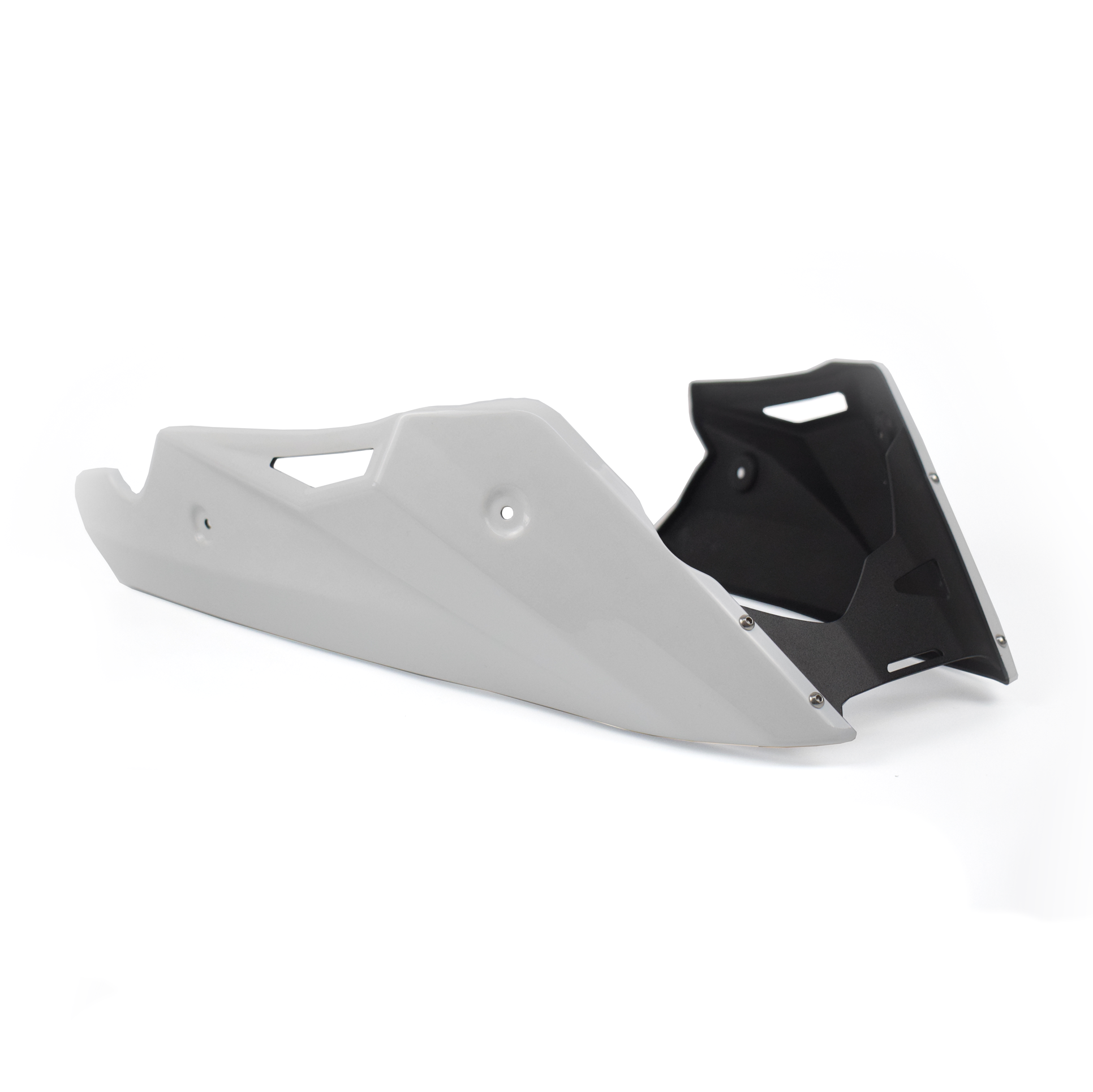 Pyramid Belly Pan | Matte Pearl Glare White | Honda CB750 Hornet 2025>Current - Pyramid Motorcycle Accessories