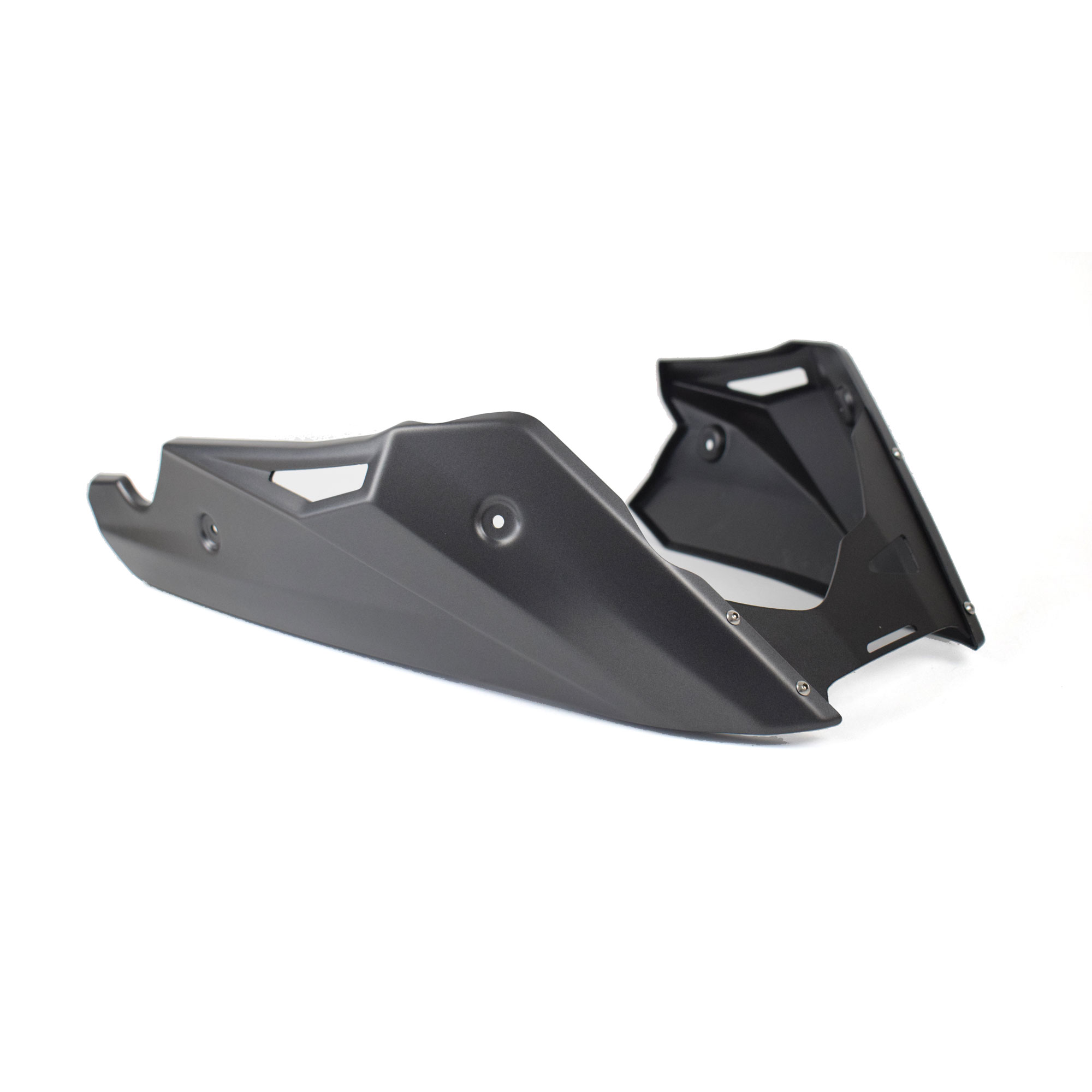 Pyramid Belly Pan | Matte Black | Honda CB750 Hornet 2023>Current - Pyramid Motorcycle Accessories