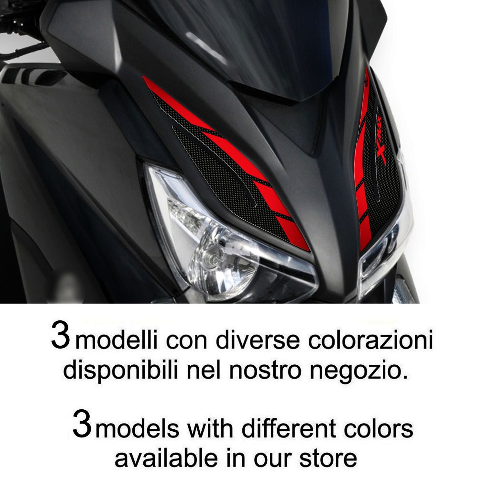 Resin Bike 3D Motorcycle Stickers - Frontal Area | Yamaha XMAX 2013>2016 RB-B35M4528 - Pyramid Motorcycle Accessories