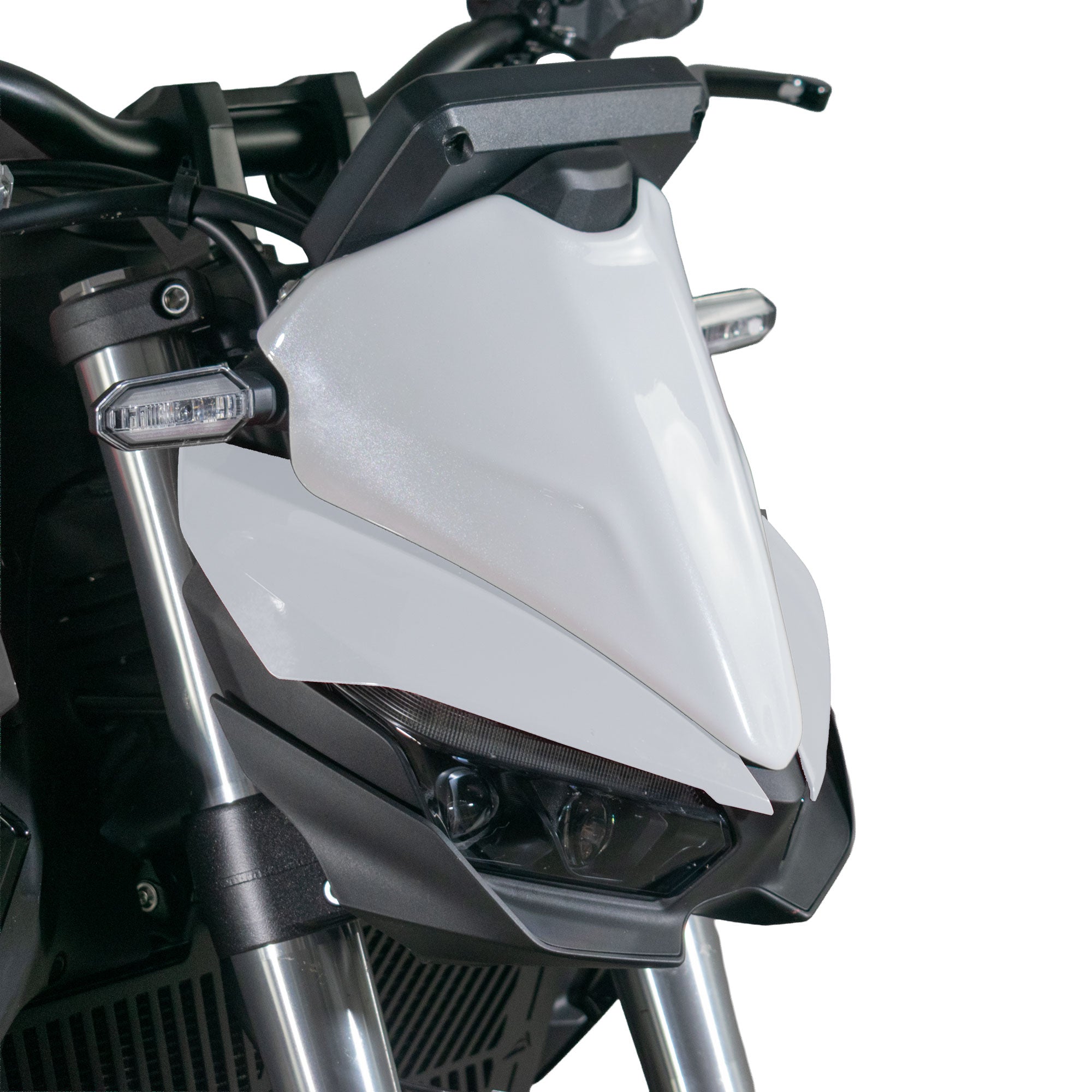 Pyramid Fly Screen | Pearl Glare White | Honda CB1000 Hornet 2025>Current - Pyramid Motorcycle Accessories