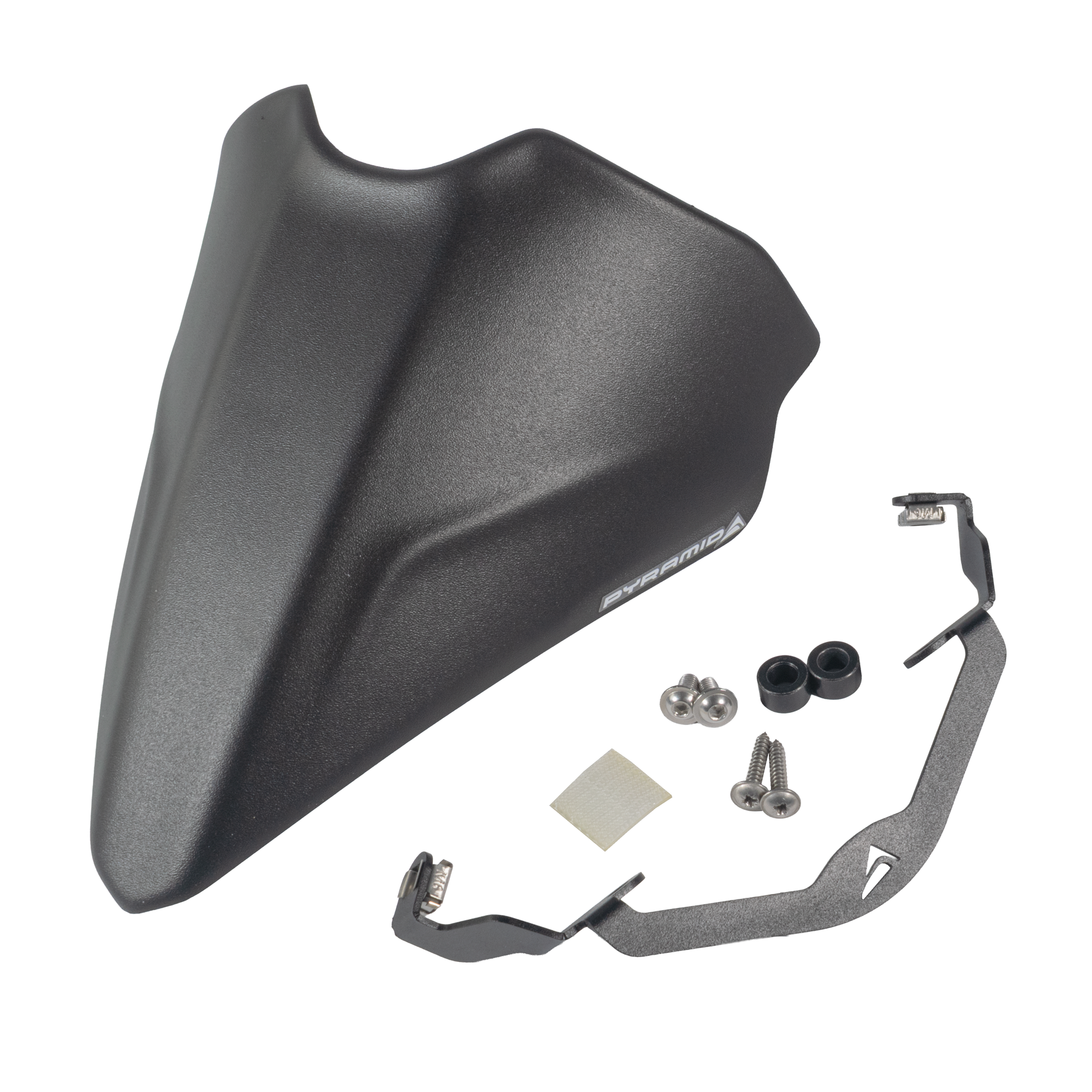 Pyramid Fly Screen | Matte Black | Triumph Tiger Sport 800 2025>Current - Pyramid Motorcycle Accessories