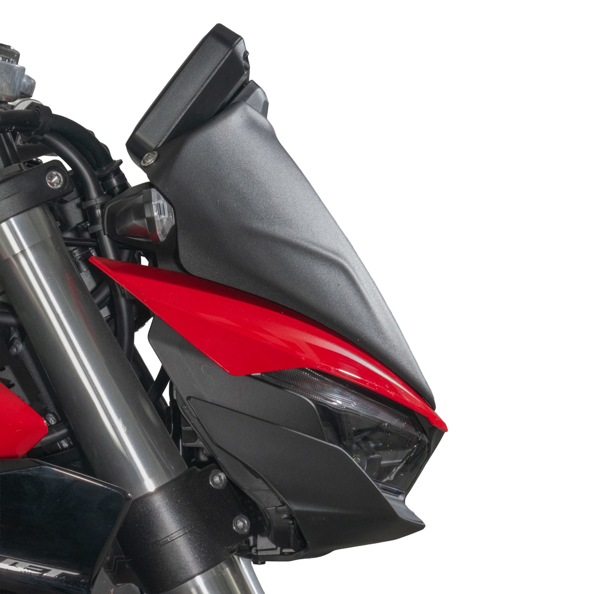 Pyramid Fly Screen | Matte Black | Triumph Tiger Sport 800 2025>Current - Pyramid Motorcycle Accessories