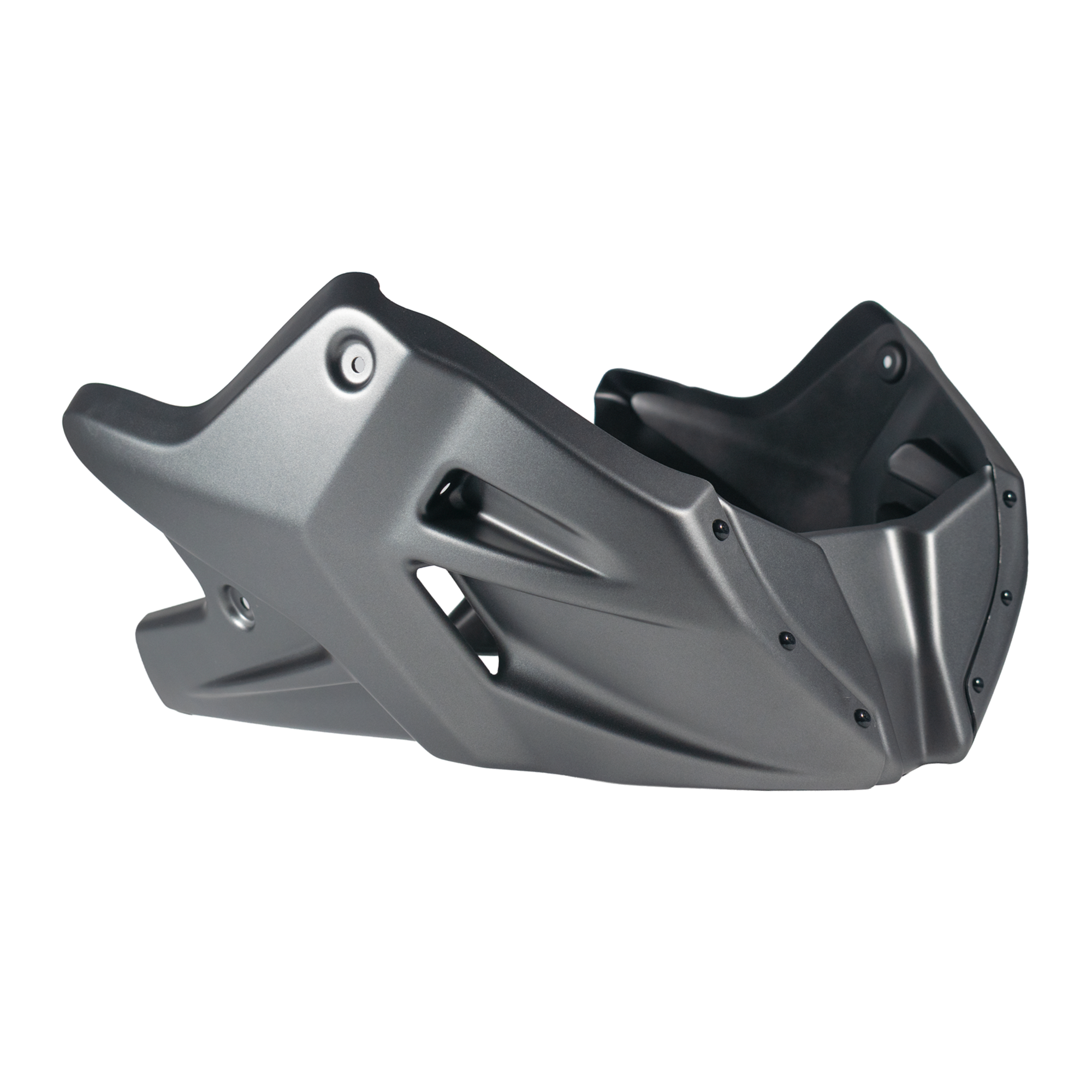Pyramid Belly Pan | Matte Iridium Grey Metallic | Honda CB1000 Hornet 2025>Current - Pyramid Motorcycle Accessories