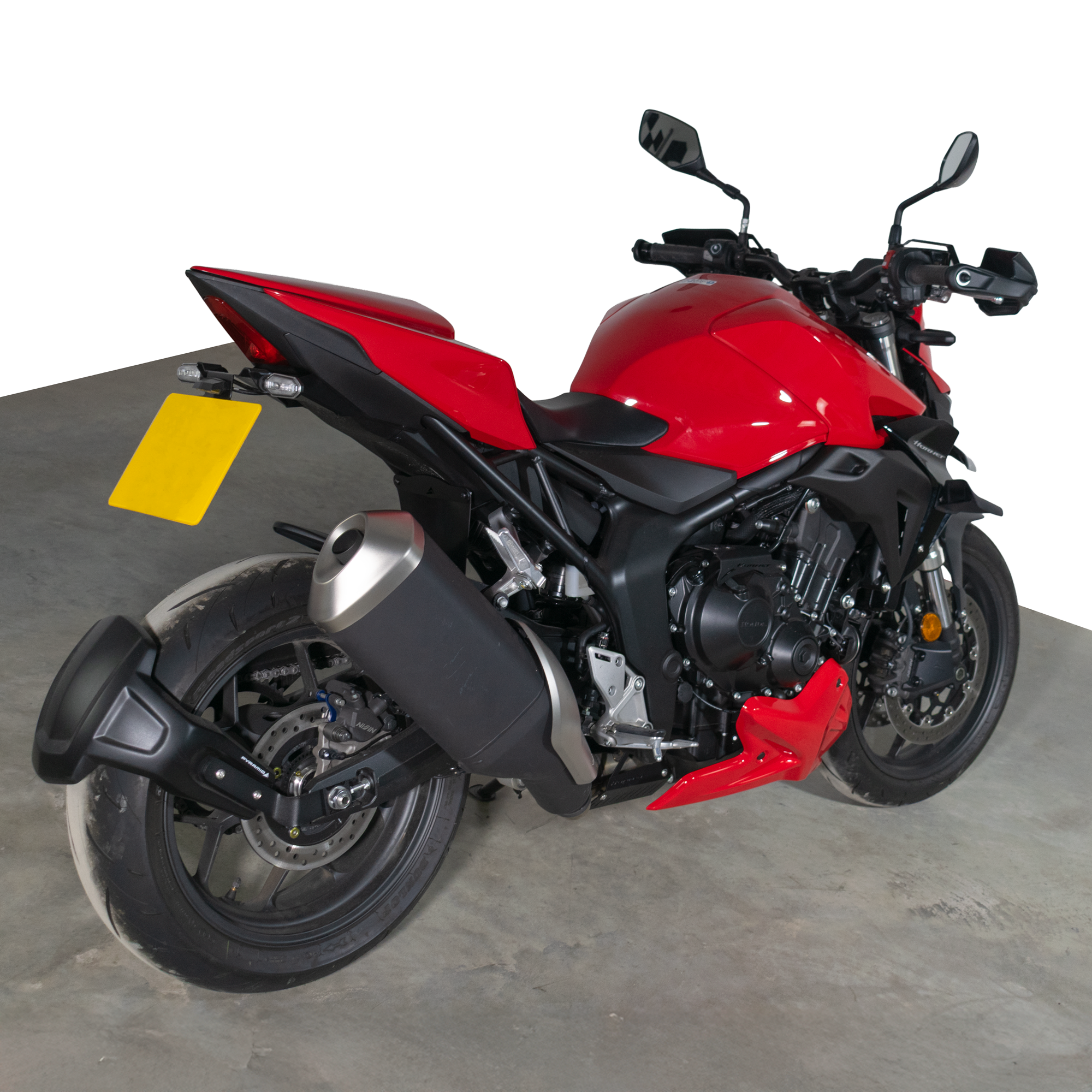 Pyramid Belly Pan | Pearl Glare White | Honda CB1000 Hornet 2025>Current - Pyramid Motorcycle Accessories