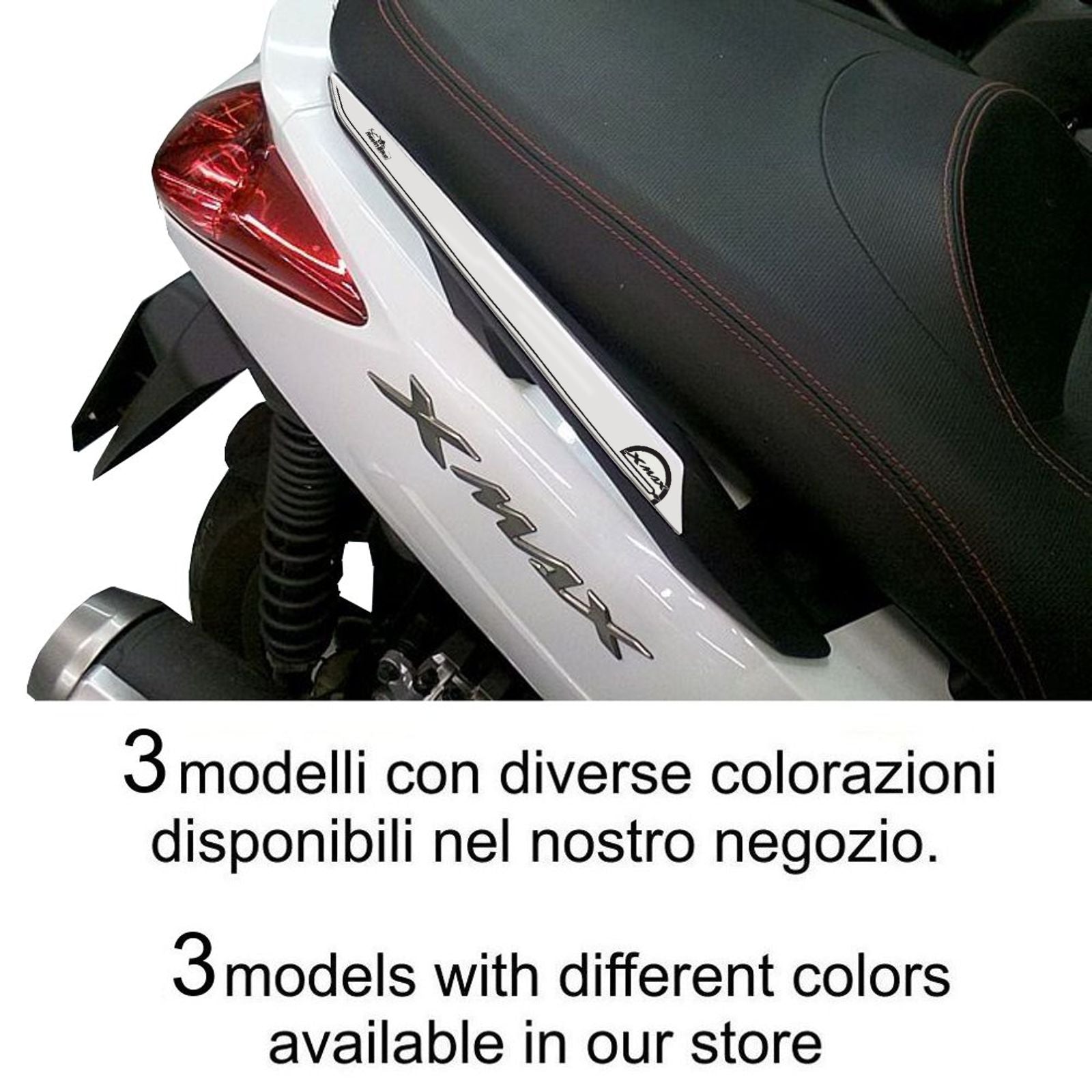 Resin Bike 3D Motorcycle Stickers - Passenger Handles | Yamaha XMAX 2010>2013 RB-B60V1814 - Pyramid Motorcycle Accessories