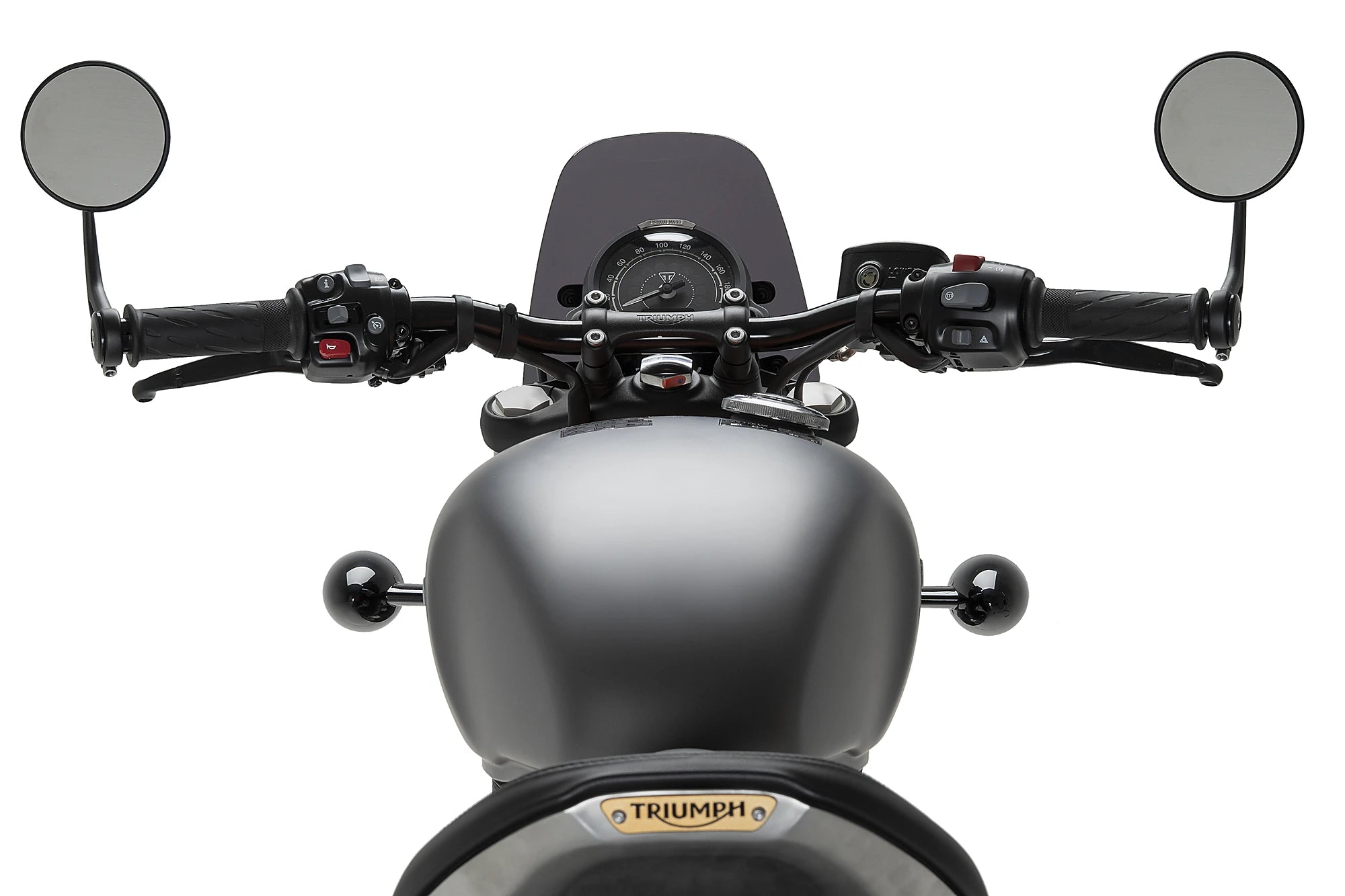 Puig Sport Screen | Dark Smoke | Triumph Bonneville Bobber/Bobber Black - Pyramid Motorcycle Accessories