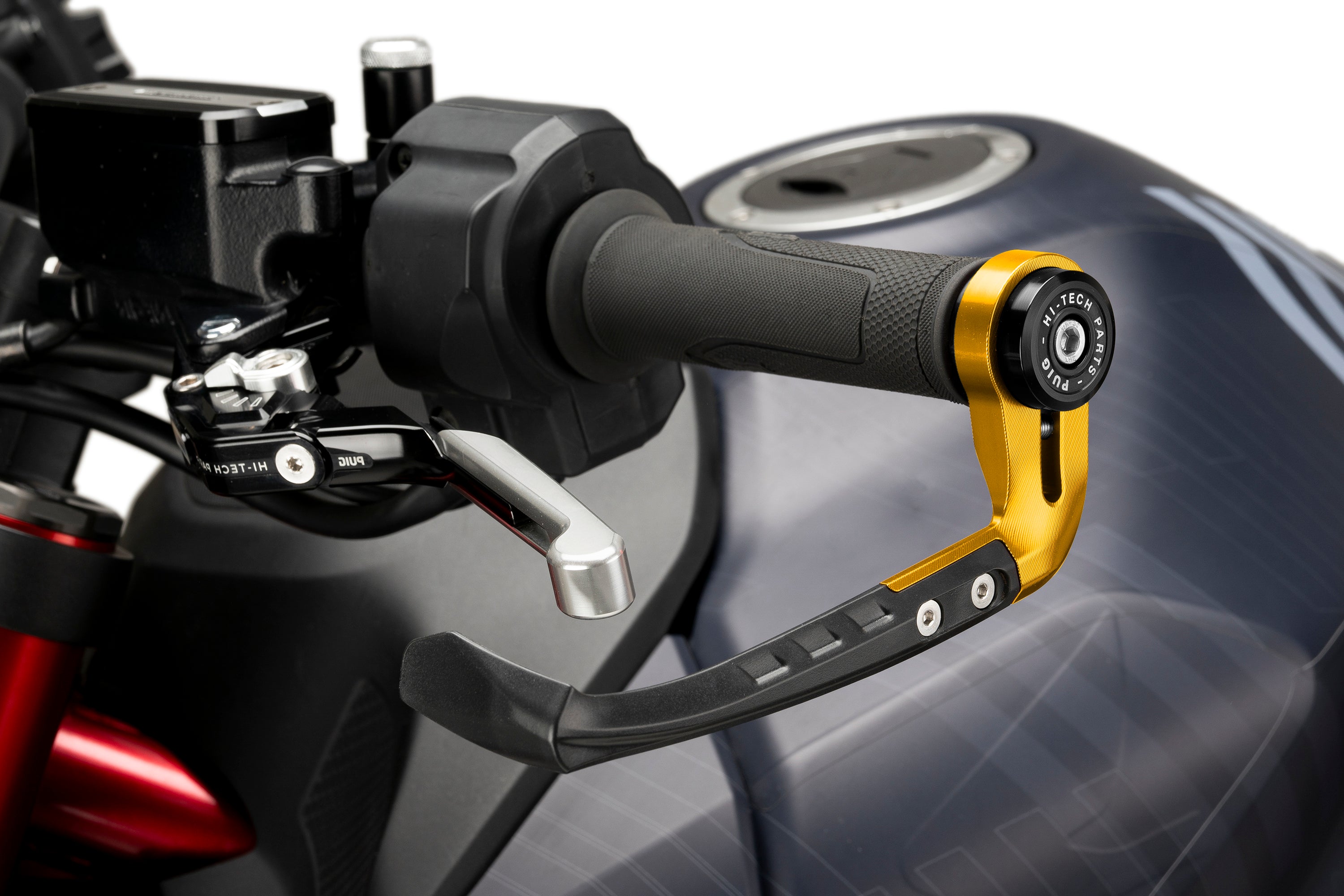 Puig Raw Clutch Lever Protector | Gold - Pyramid Motorcycle Accessories