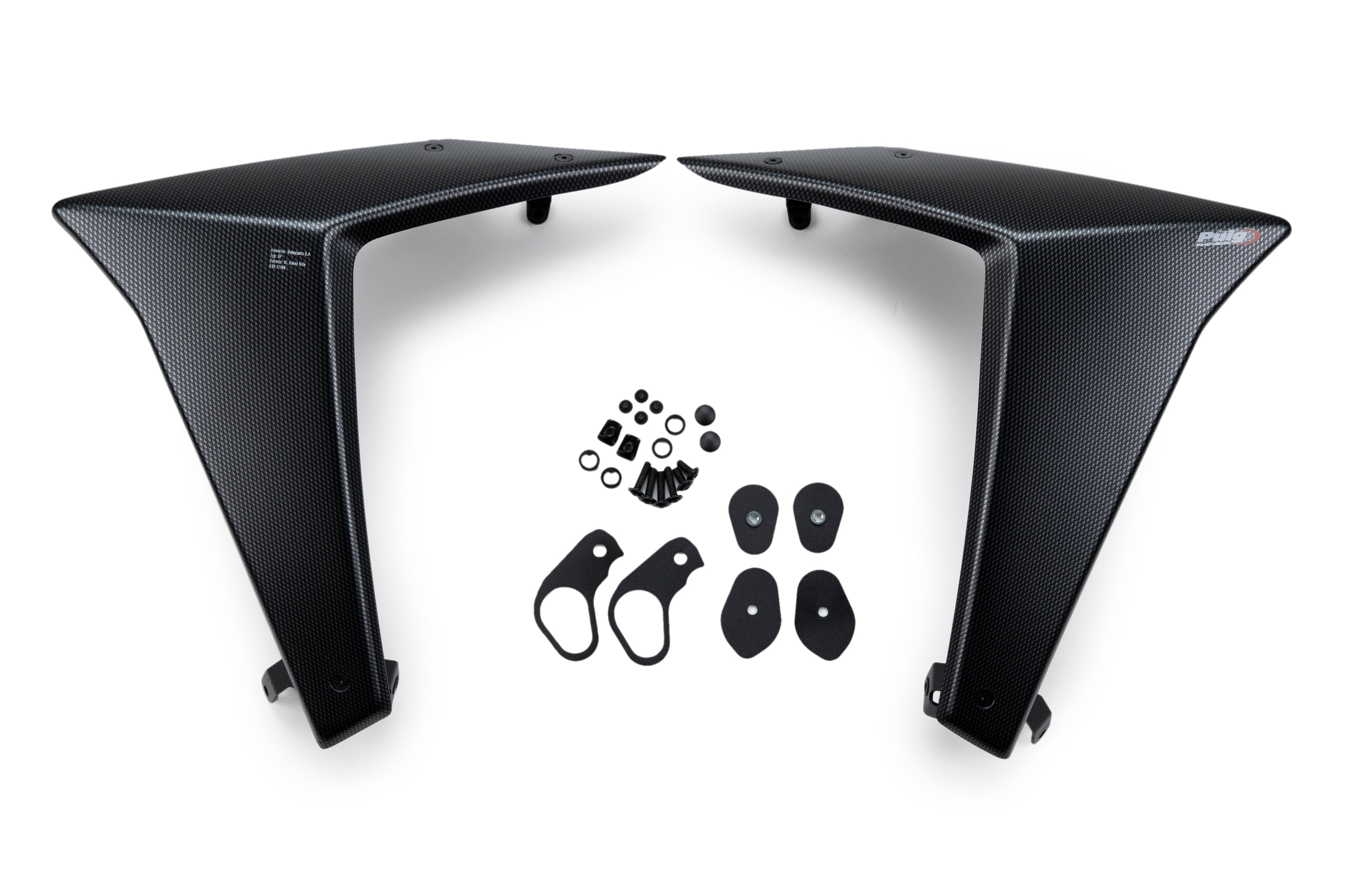 Puig Side Downforce Wings | Carbon Look | Yamaha MT-09/SP 2024>Current - Pyramid Motorcycle Accessories
