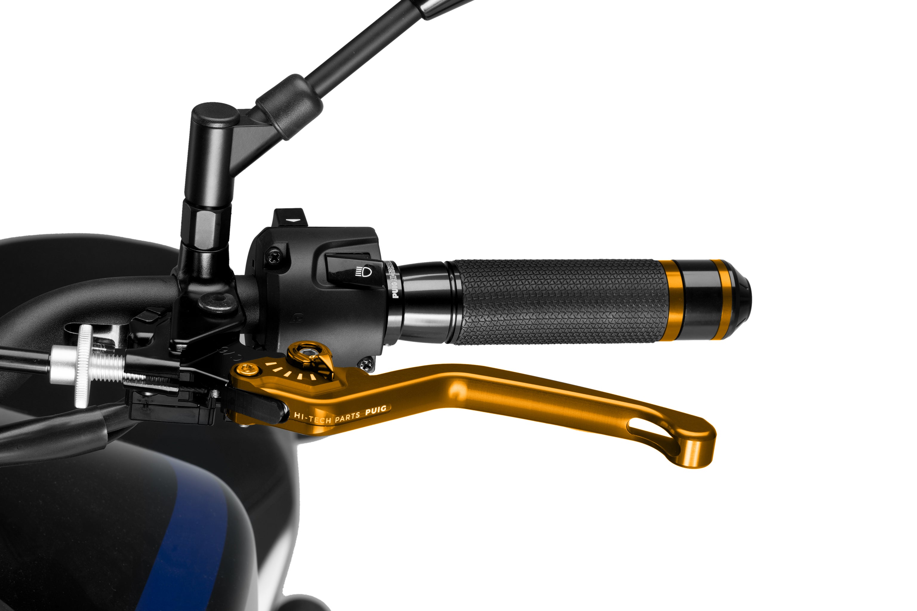 Puig 3.0 Lever - Fixed - Clutch/Rear Brake/Left Hand - Pyramid Motorcycle Accessories