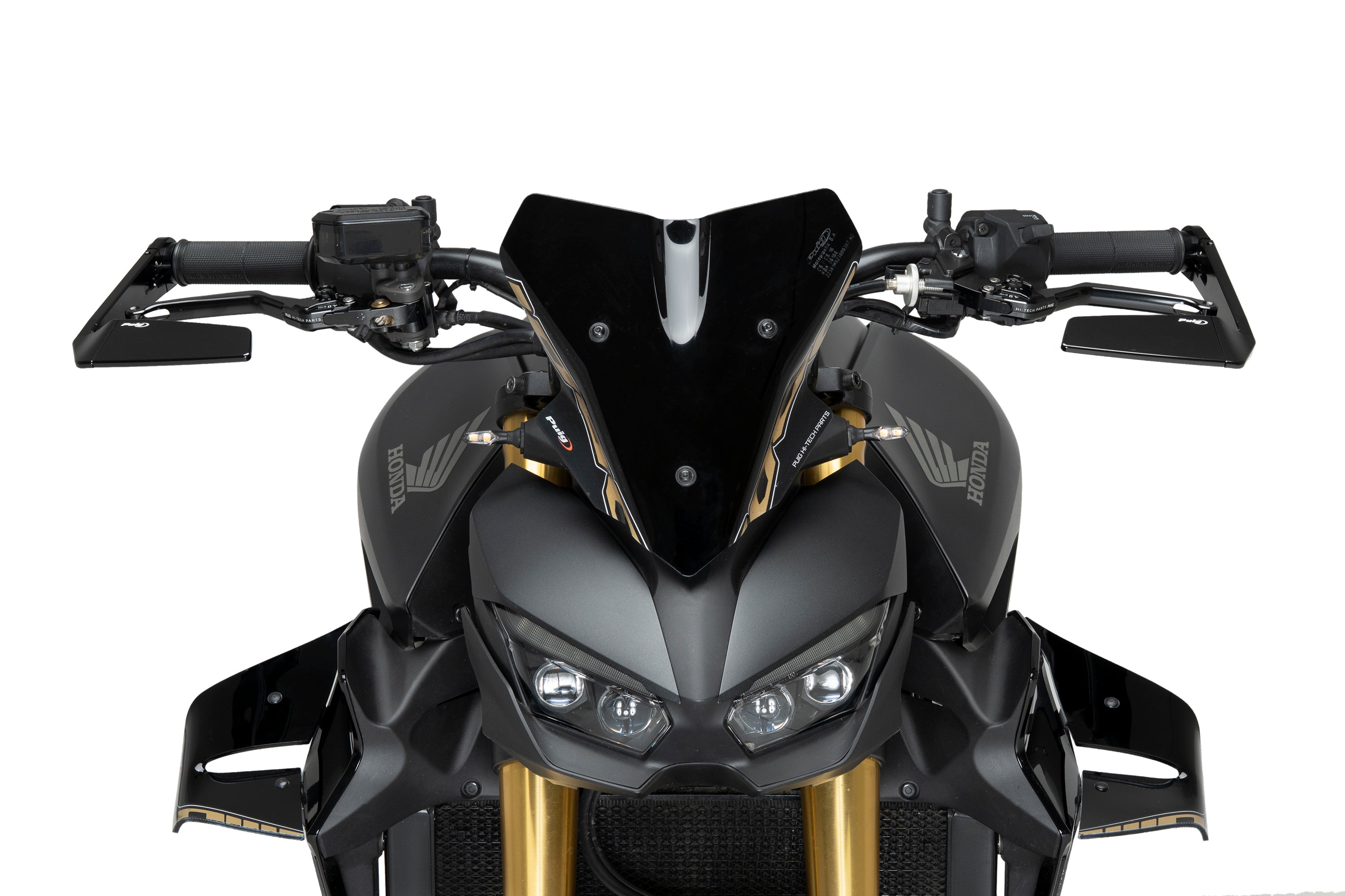 Puig Diablo Bar End Mirror | Left - Pyramid Motorcycle Accessories