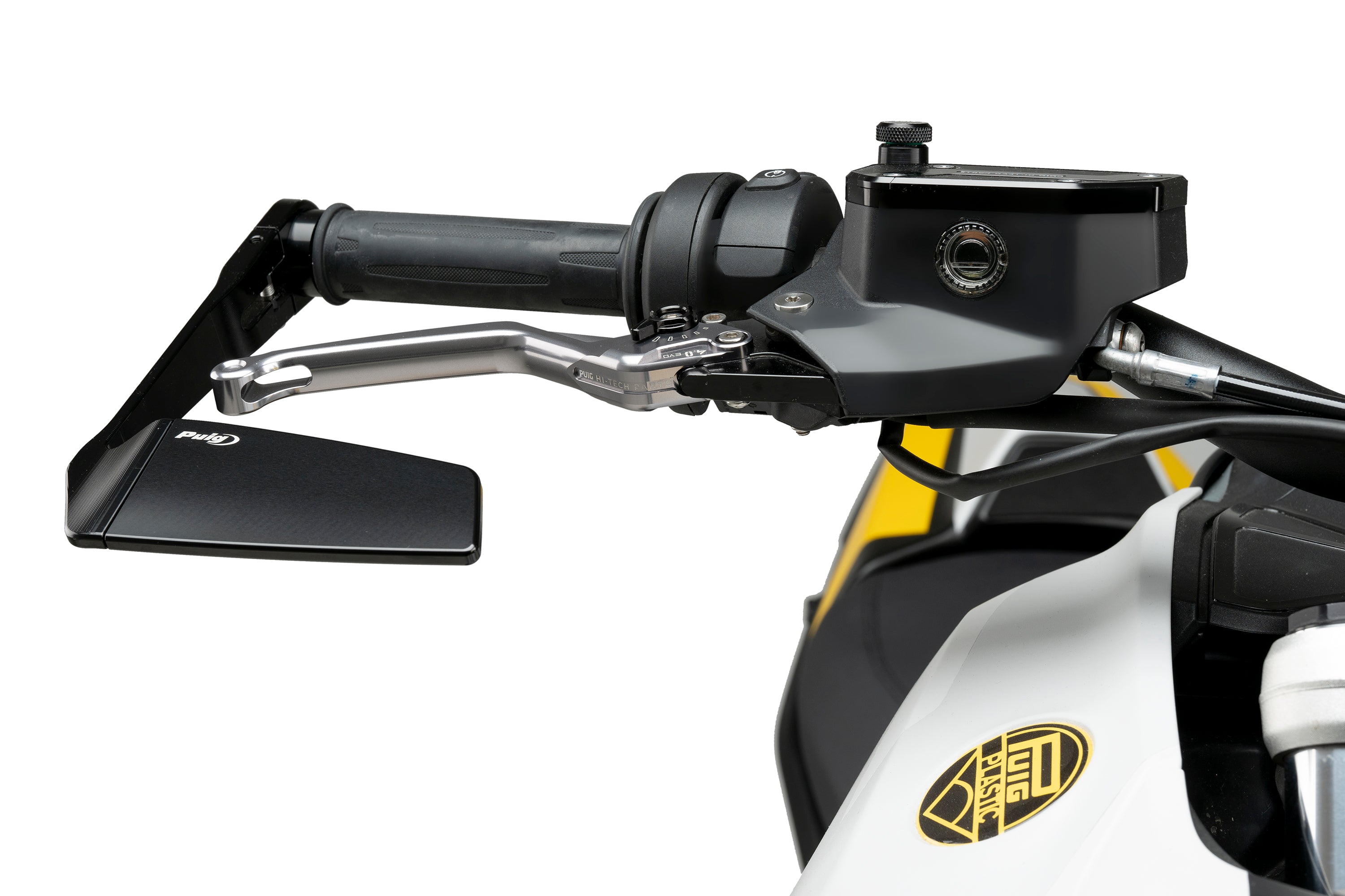 Puig Diablo Bar End Mirror | Right - Pyramid Motorcycle Accessories