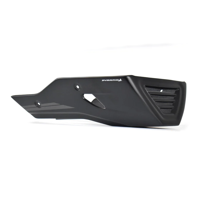 Pyramid Belly Pan | Tech Black Colours | Yamaha MT-10 2016>Current - Pyramid Motorcycle Accessories
