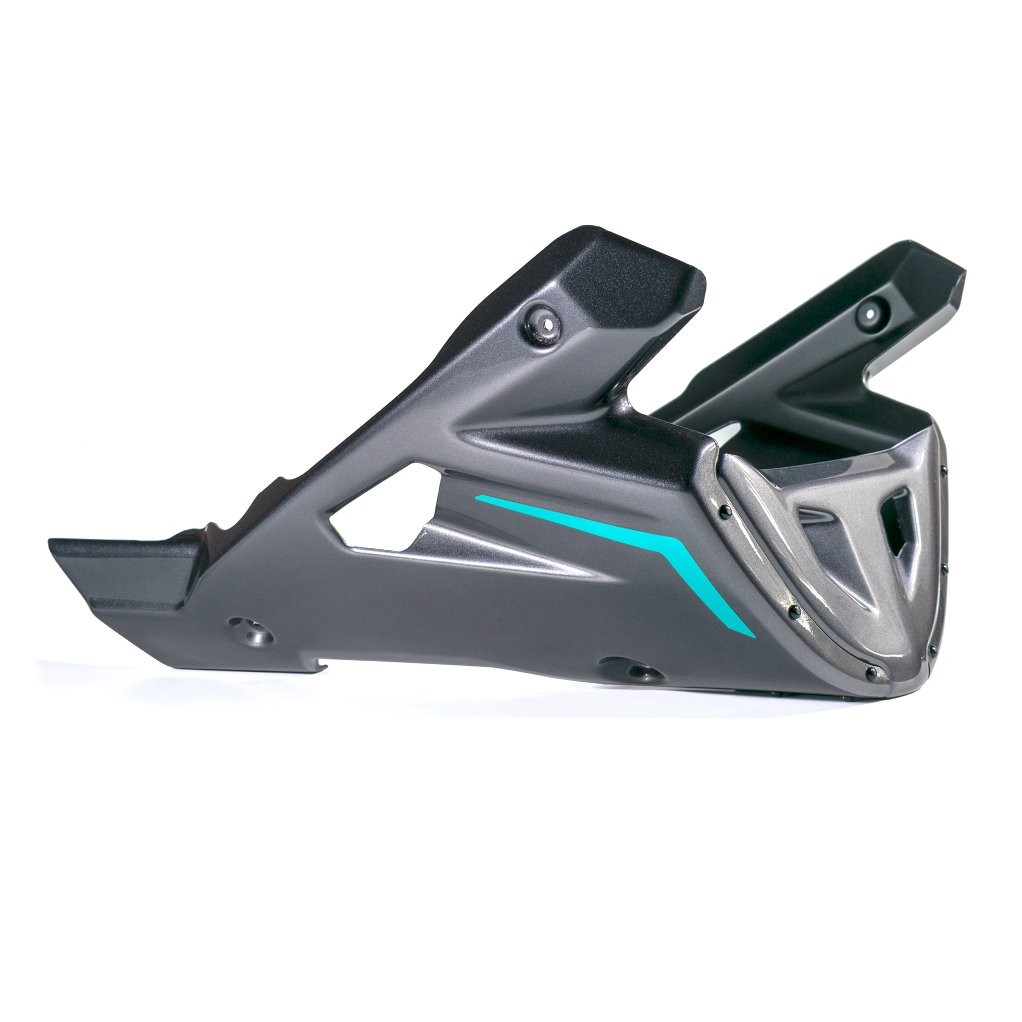 Pyramid Belly Pan | Midnight Cyan | Yamaha MT-09 2024>CurrentĀ -Ā Ā Pyramid Motorcycle Accessories