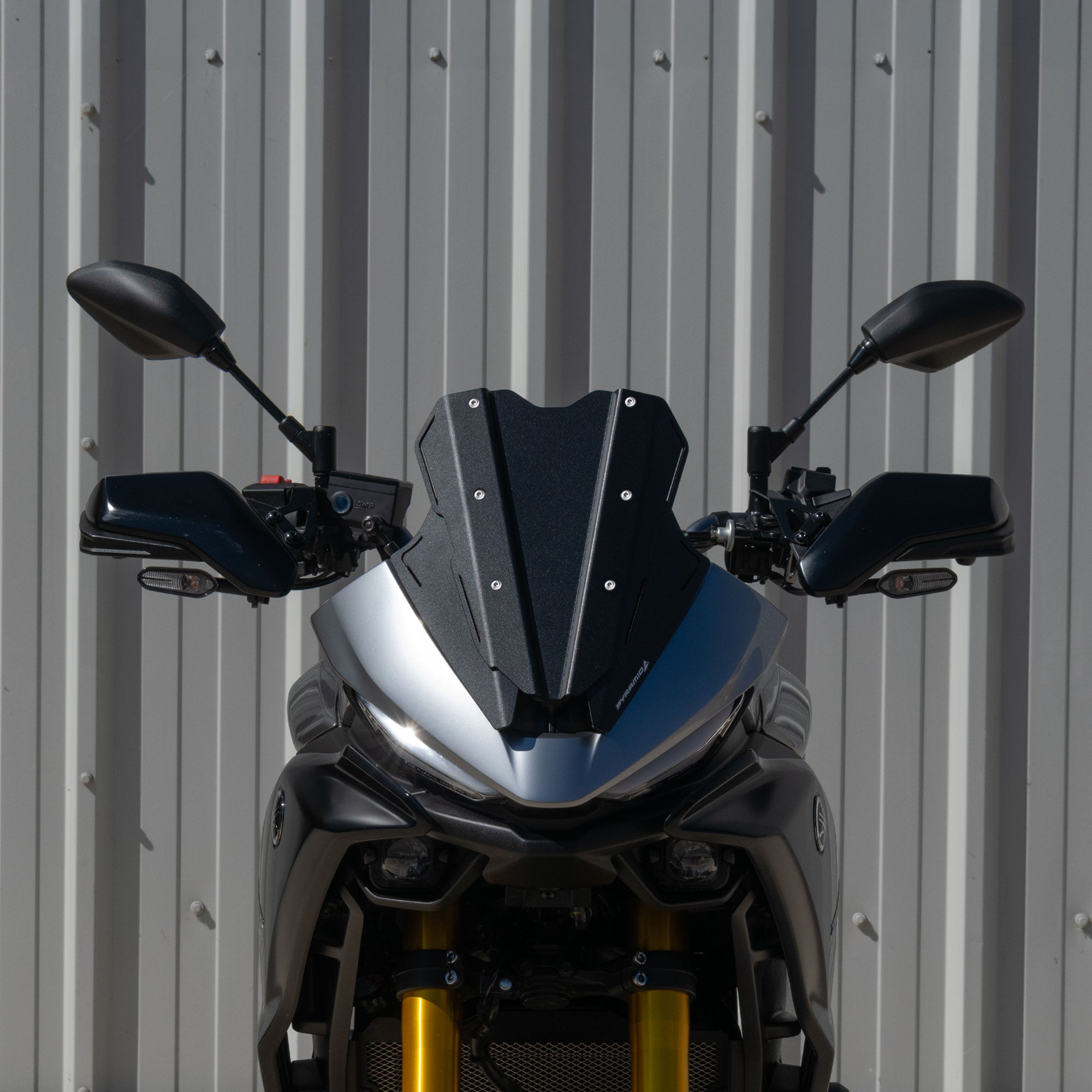 Pyramid Metal Fly Screen | Matte Black | Yamaha Tracer 7/GT 2025>Current