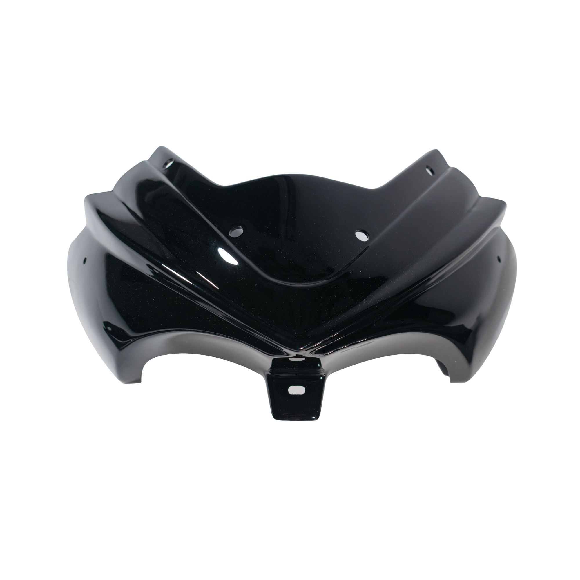 Ermax Nose Fairing | Jet Black with Dark Smoke Screen | Triumph Speed Triple 1050 2005>2007 - Pyramid Motorcycle Accessories