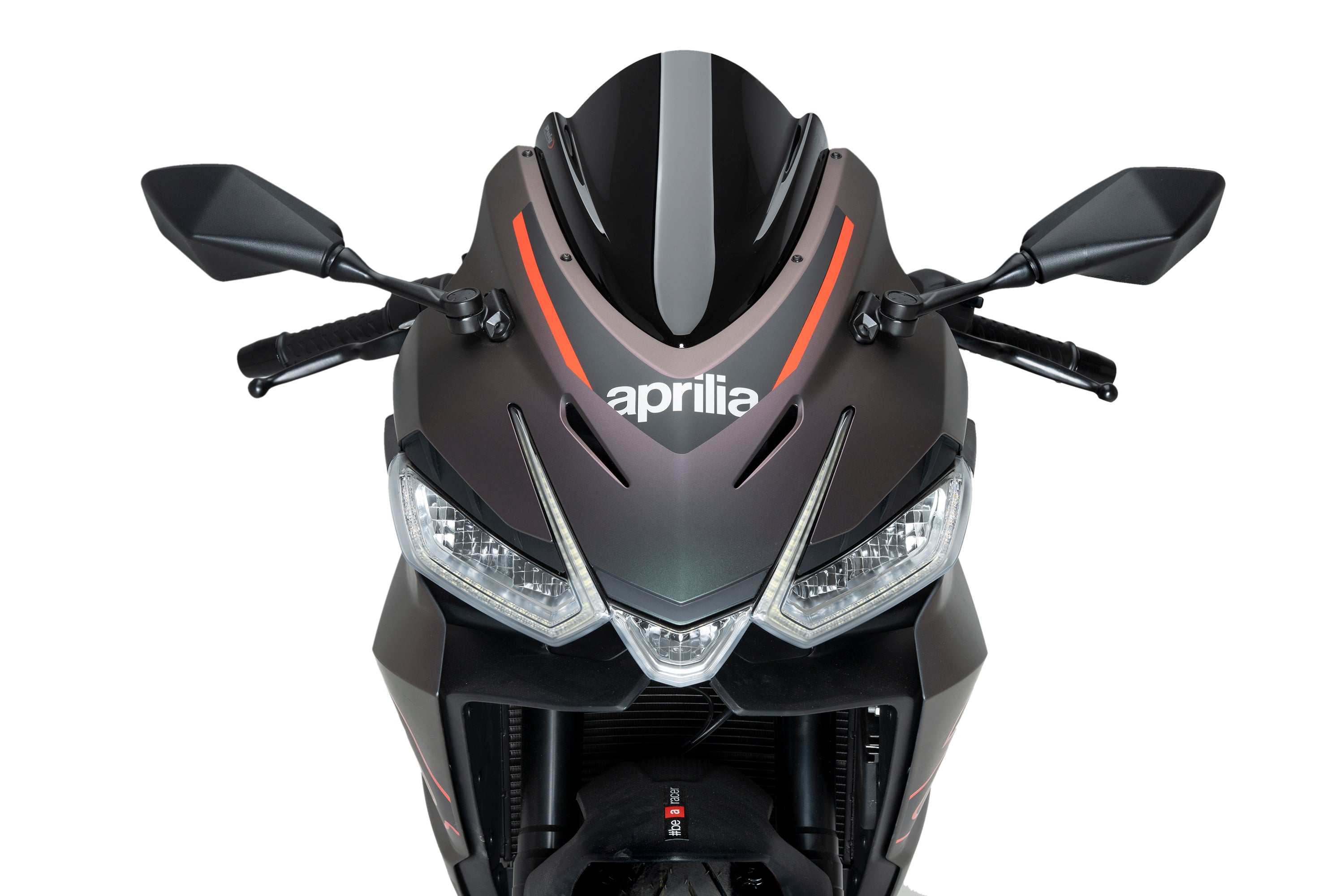 Puig Z-Racing Screen | Black (Opaque) | Aprilia RS 457 2024>Current - Pyramid Motorcycle Accessories