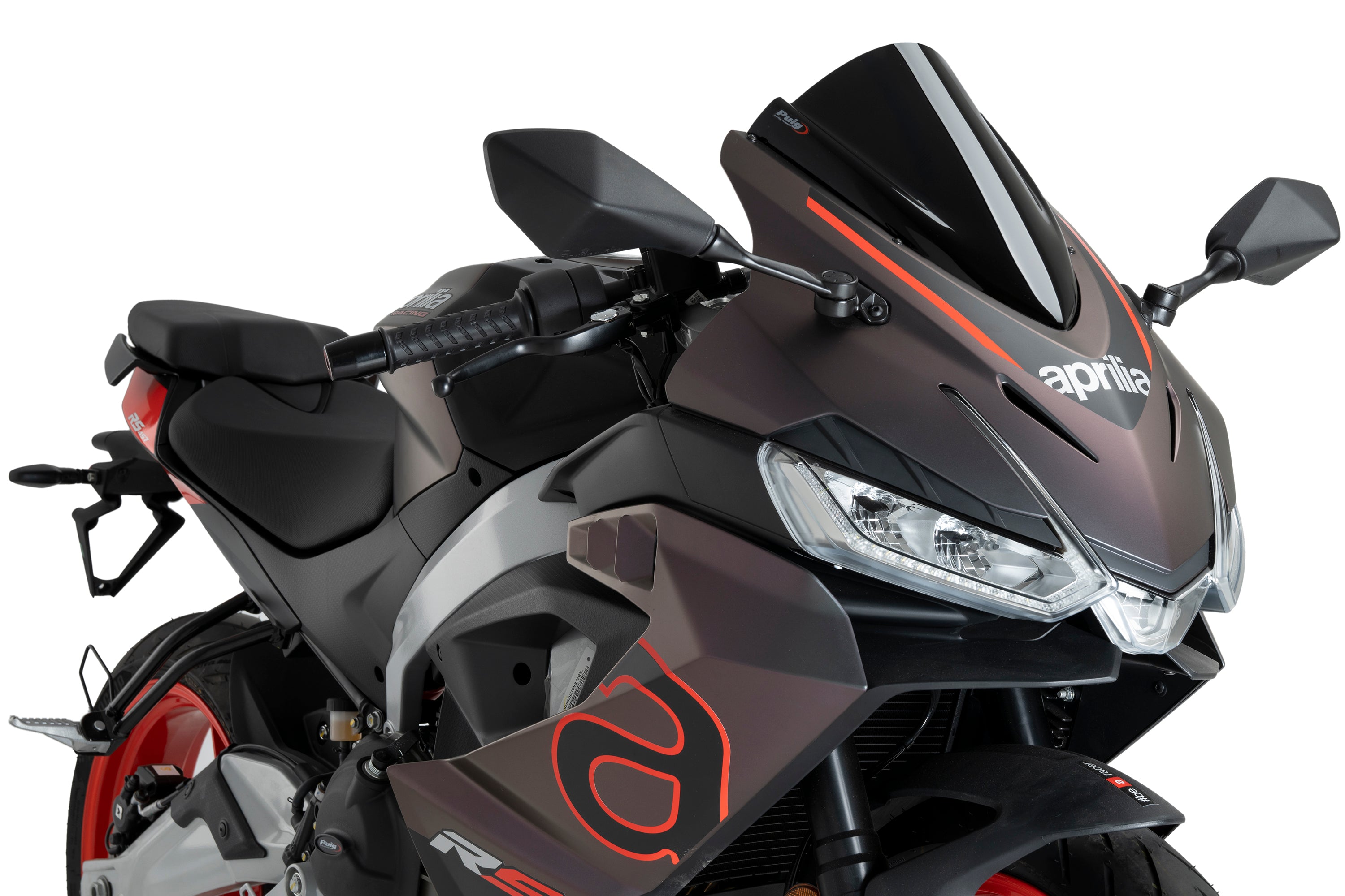 Puig Z-Racing Screen | Black (Opaque) | Aprilia RS 457 2024>Current - Pyramid Motorcycle Accessories