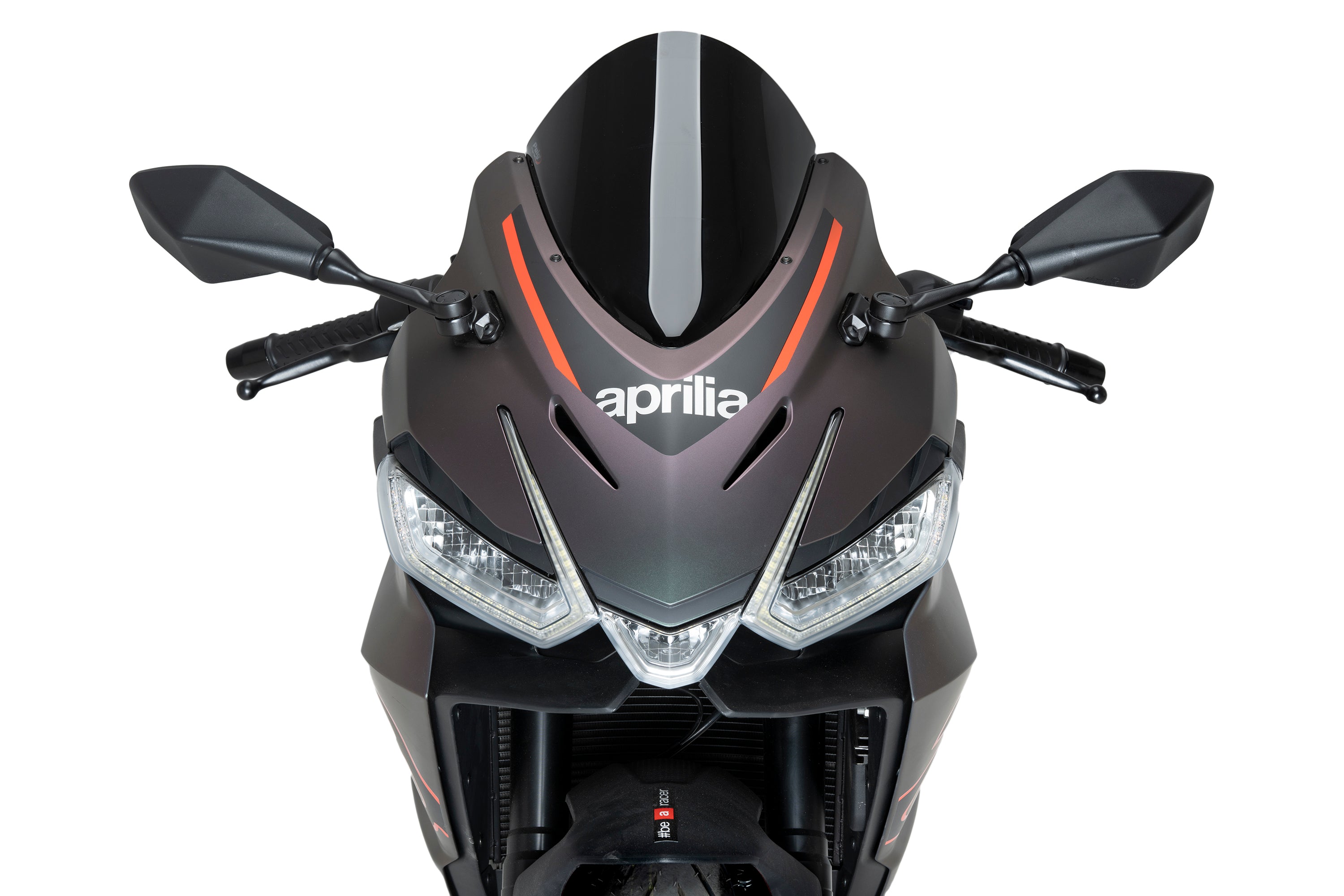 Puig R-Racer Screen | Black (Opaque) | Aprilia RS 457 2024>Current - Pyramid Motorcycle Accessories