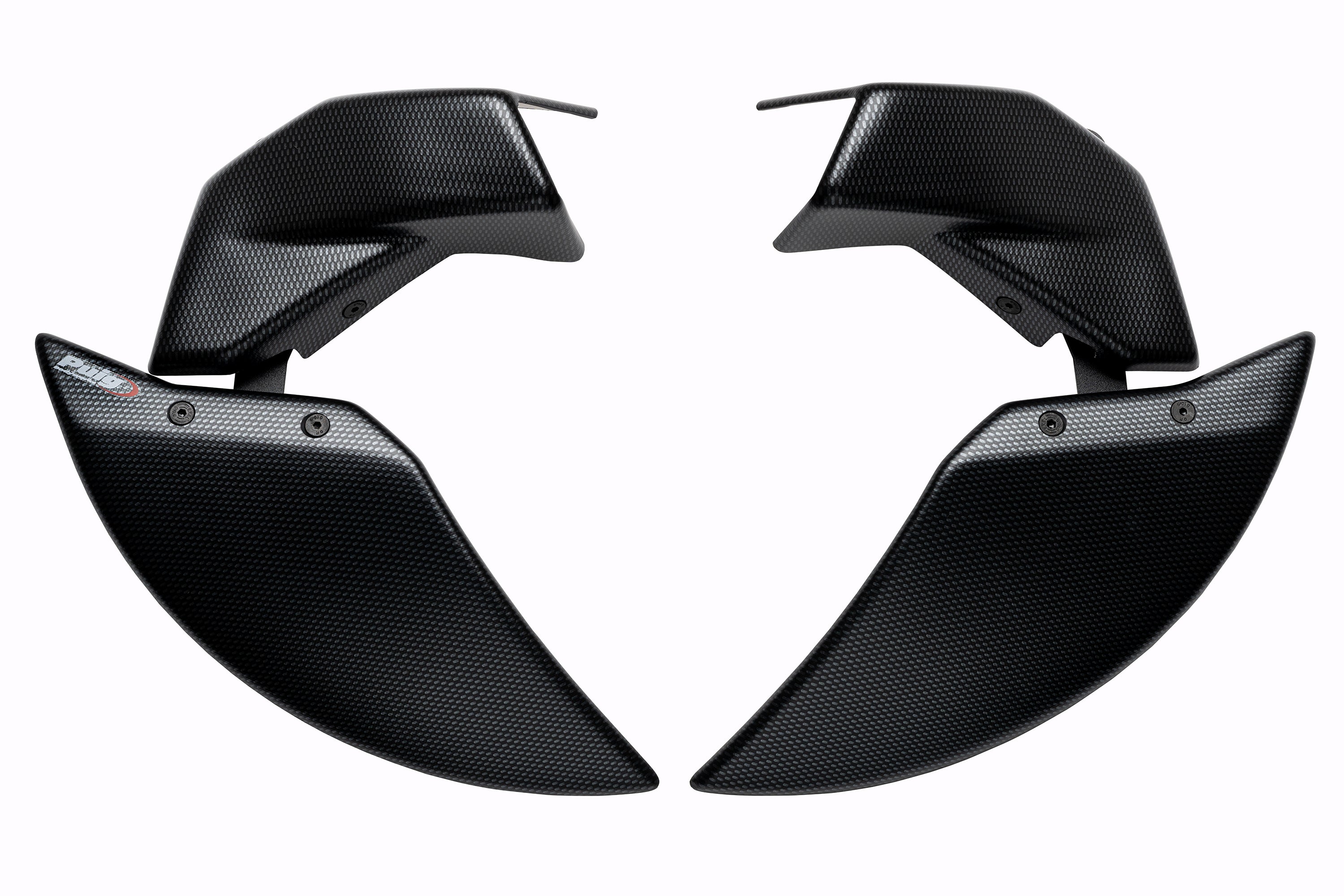 Puig Brake Ducts | Carbon Look | Kawasaki Z900 2020>2024 - Pyramid Motorcycle Accessories