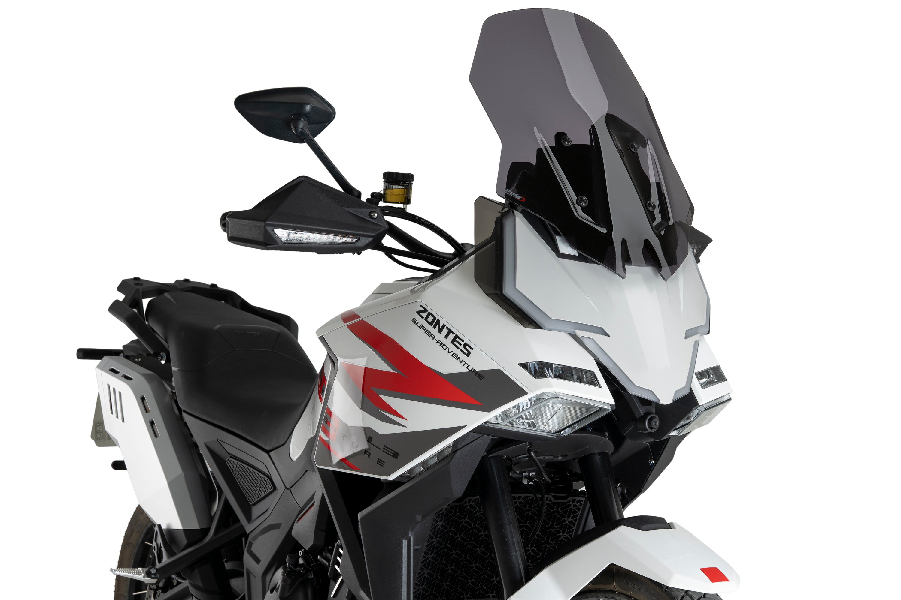 Puig Touring Screen | Dark Smoke | Zontes ZT-703F 2024>2025 - Pyramid Motorcycle Accessories