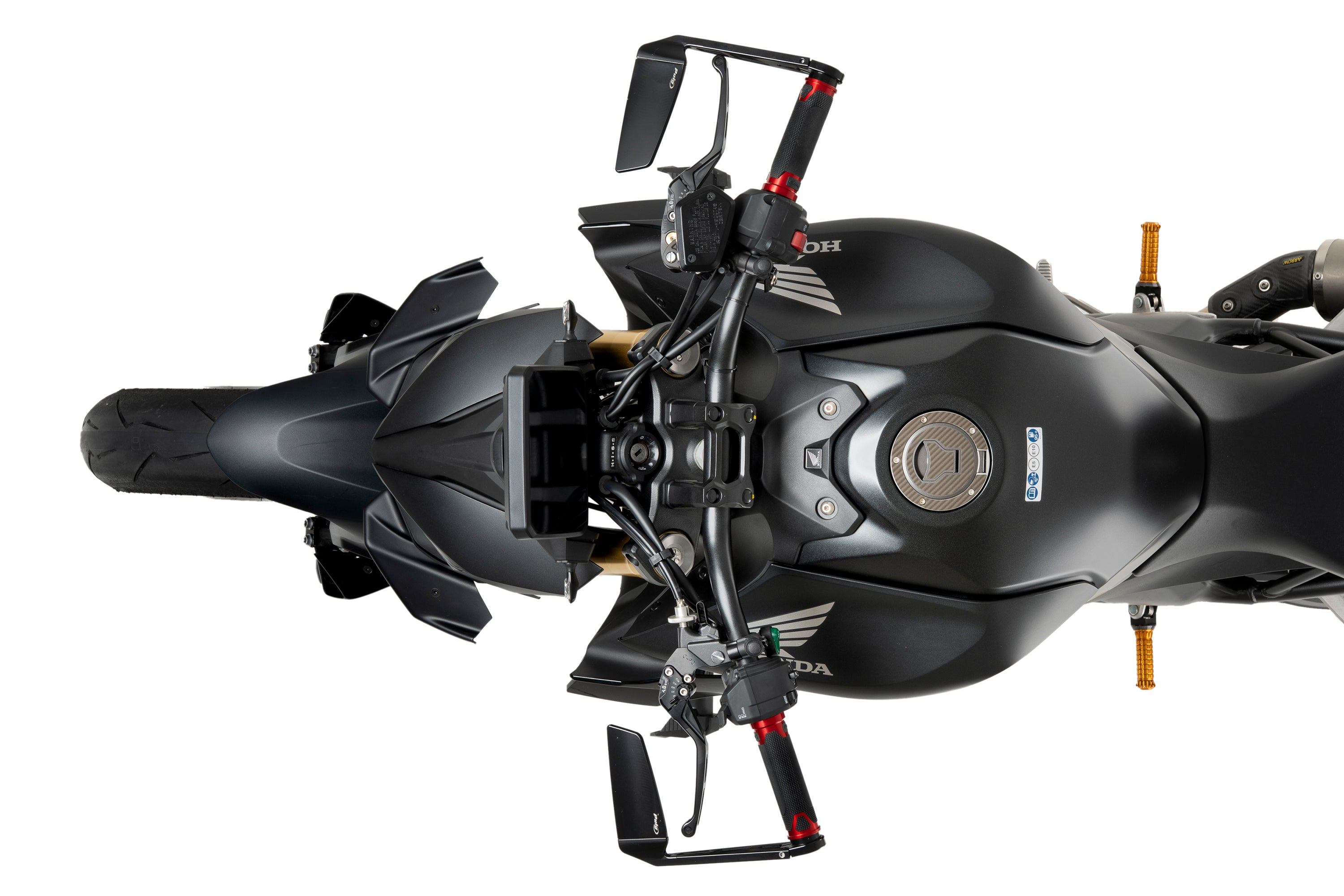 Puig Naked Front Wings | Matte Black | Honda CB1000 Hornet inc. SP 2025>Current - Pyramid Motorcycle Accessories