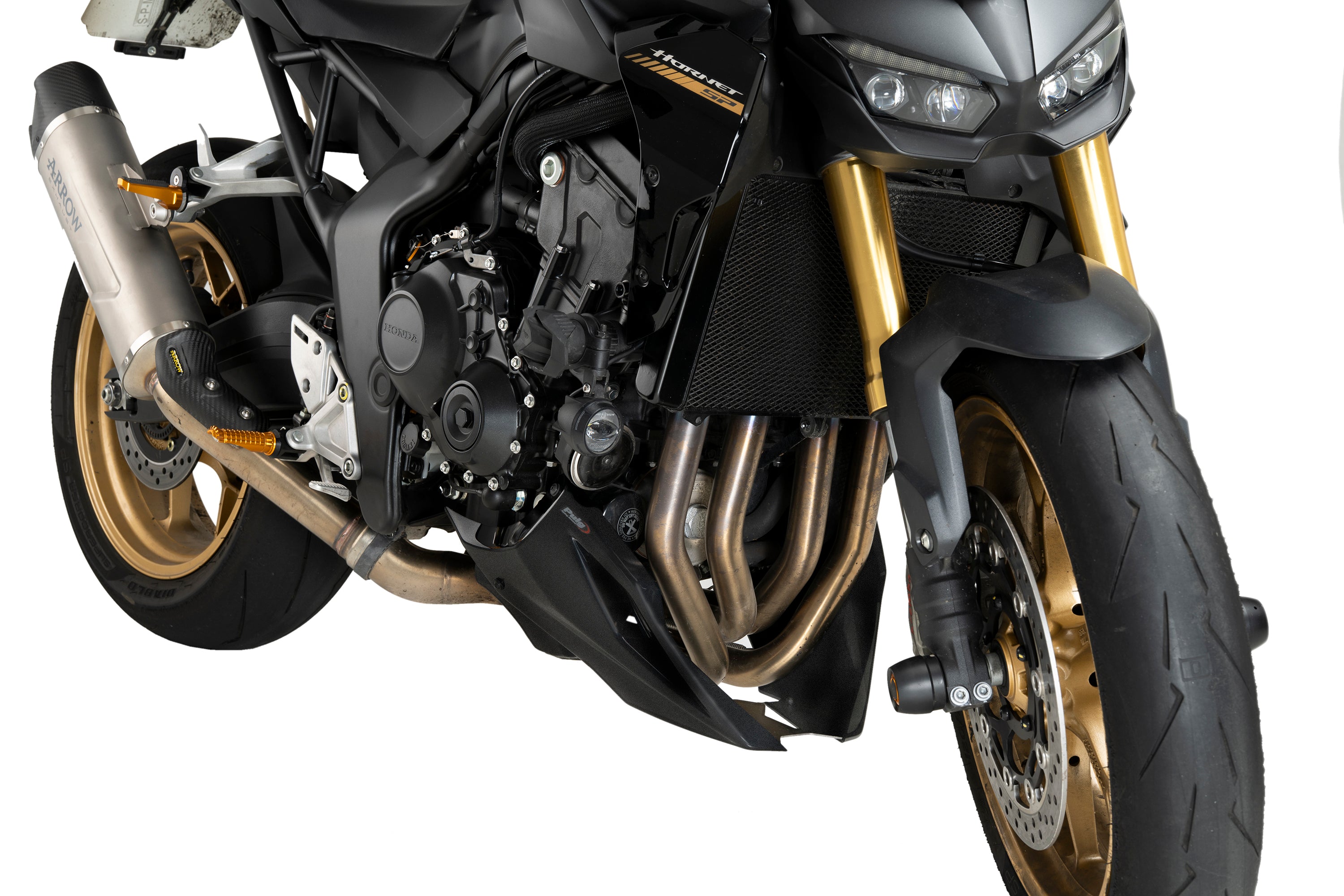 Puig Belly Pan | Matte Black | Honda CB1000 Hornet inc. SP 2025>Current - Pyramid Motorcycle Accessories