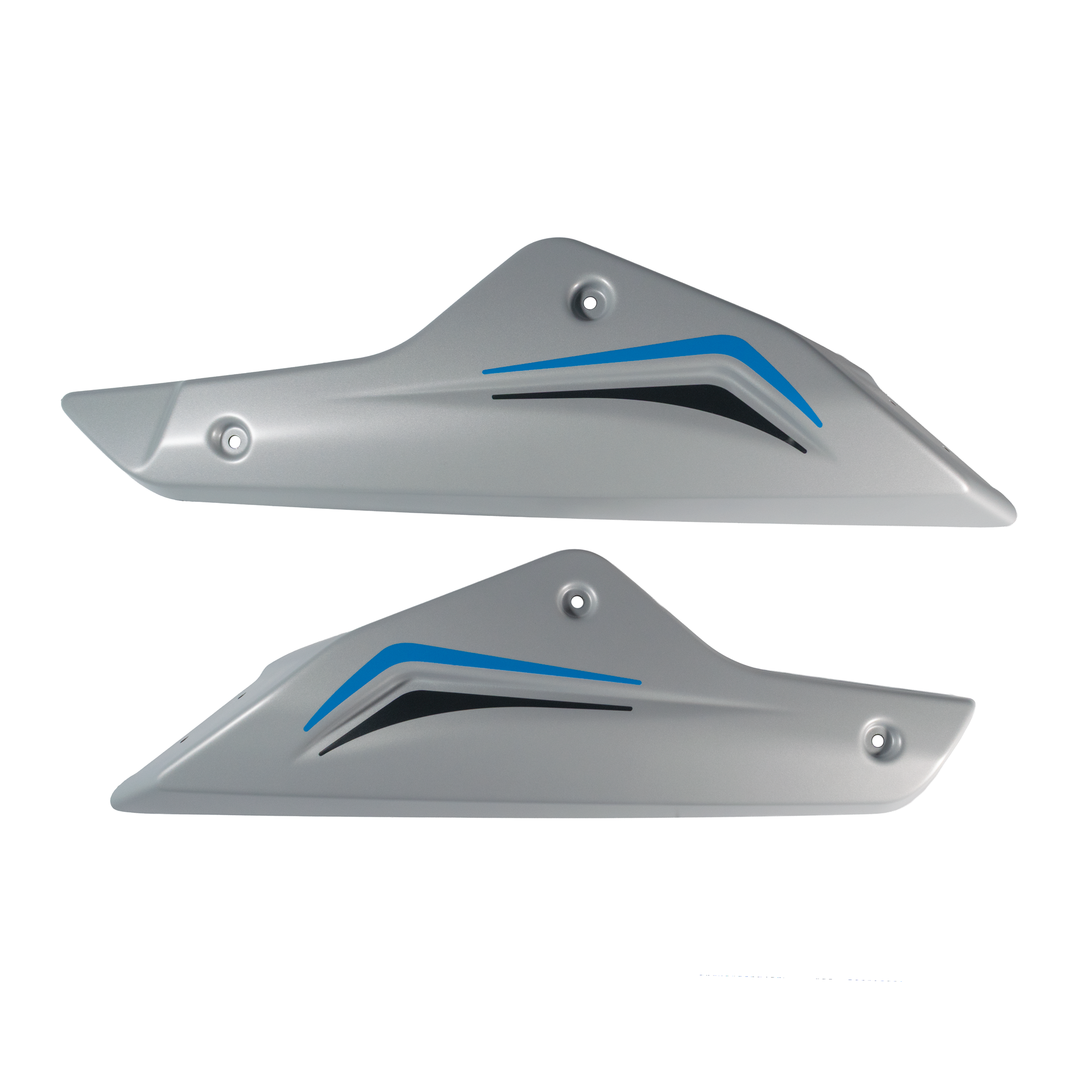 Pyramid Belly Pan | Ice Storm | Yamaha MT-07 2021>Current - Pyramid Motorcycle Accessories