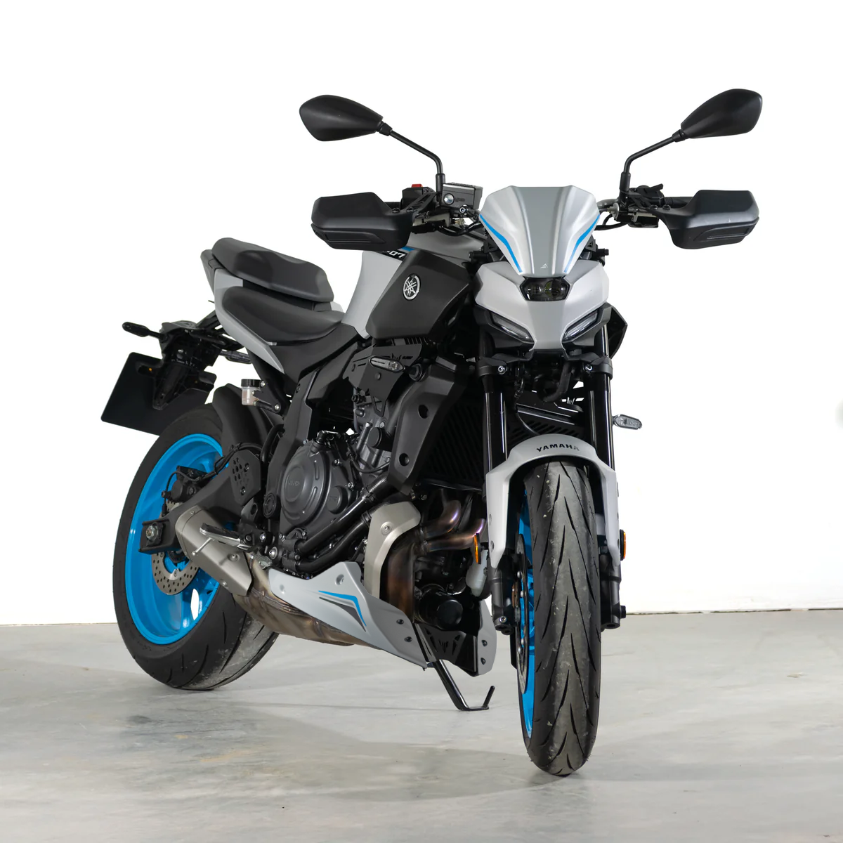 Pyramid Belly Pan | Ice Storm | Yamaha MT-07 2021>Current - Pyramid Motorcycle Accessories