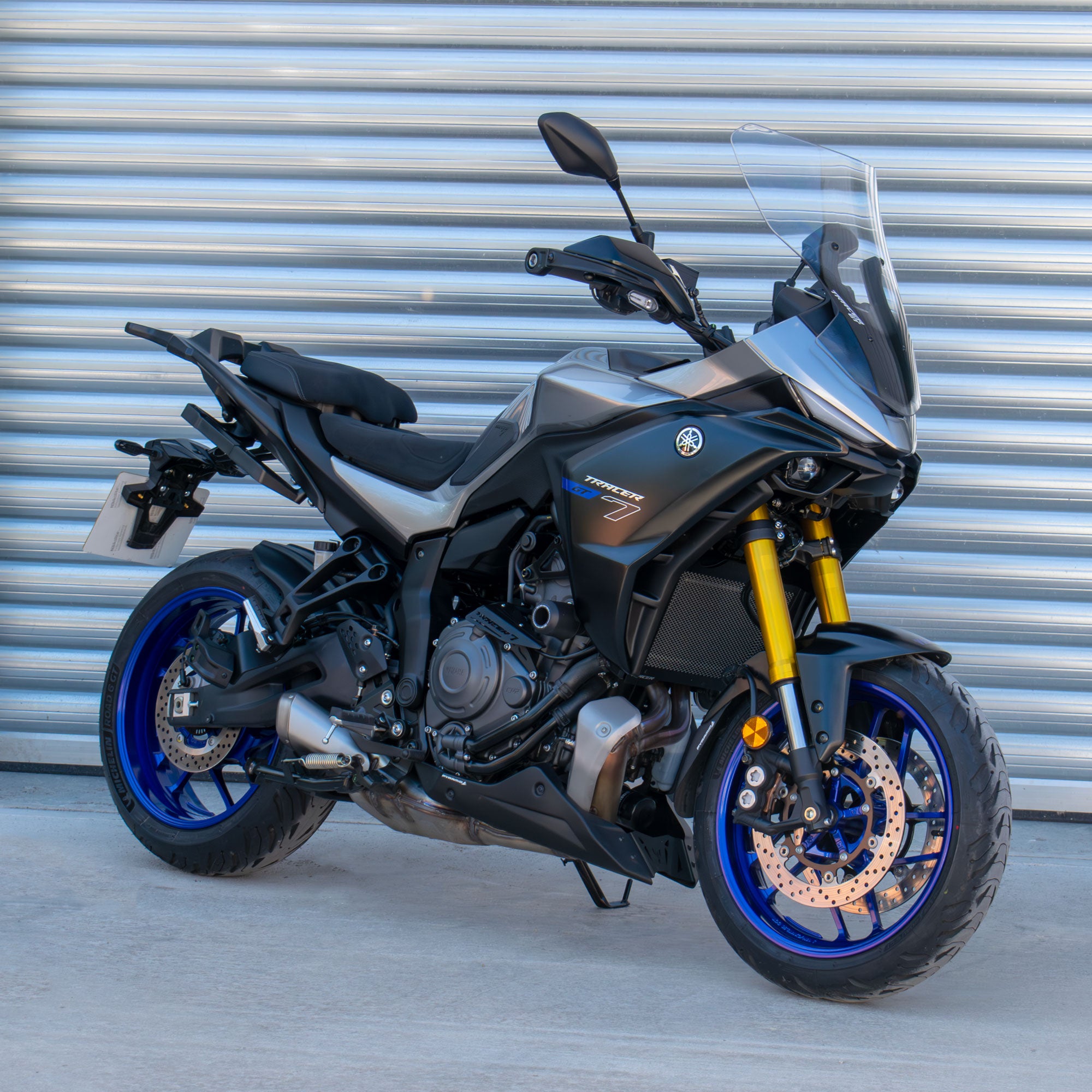 Pyramid Belly Pan | Matte Black | Yamaha Tracer 7 2020>Current - Pyramid Motorcycle Accessories