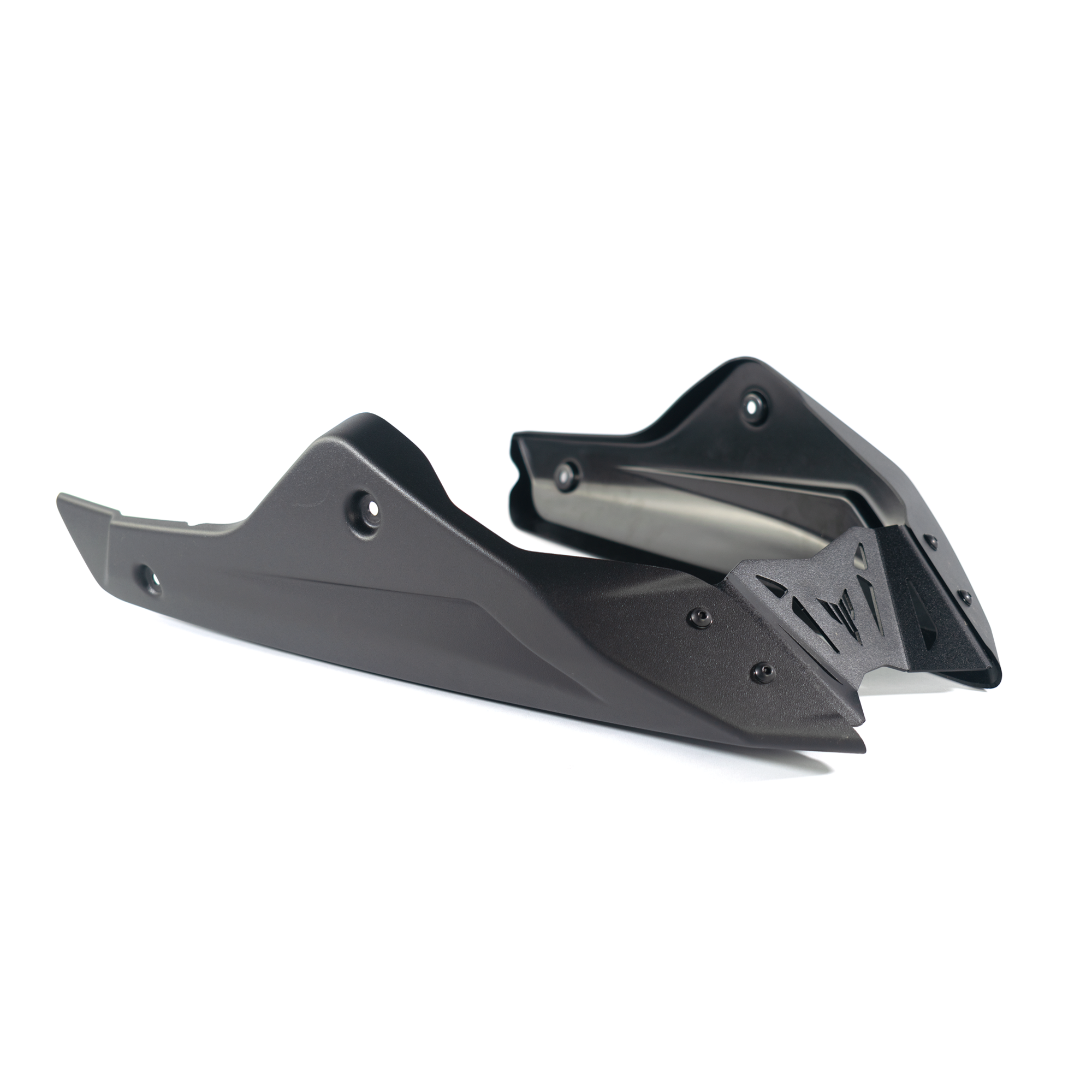 Pyramid Belly Pan | Matte Black | Yamaha Tracer 7 GT 2020>Current - Pyramid Motorcycle Accessories