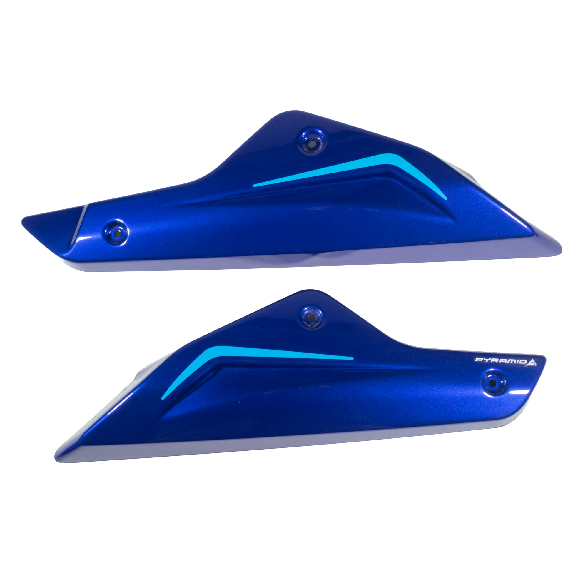 Pyramid Belly Pan | Yamaha Blue | Yamaha MT-07 2021>Current - Pyramid Motorcycle Accessories