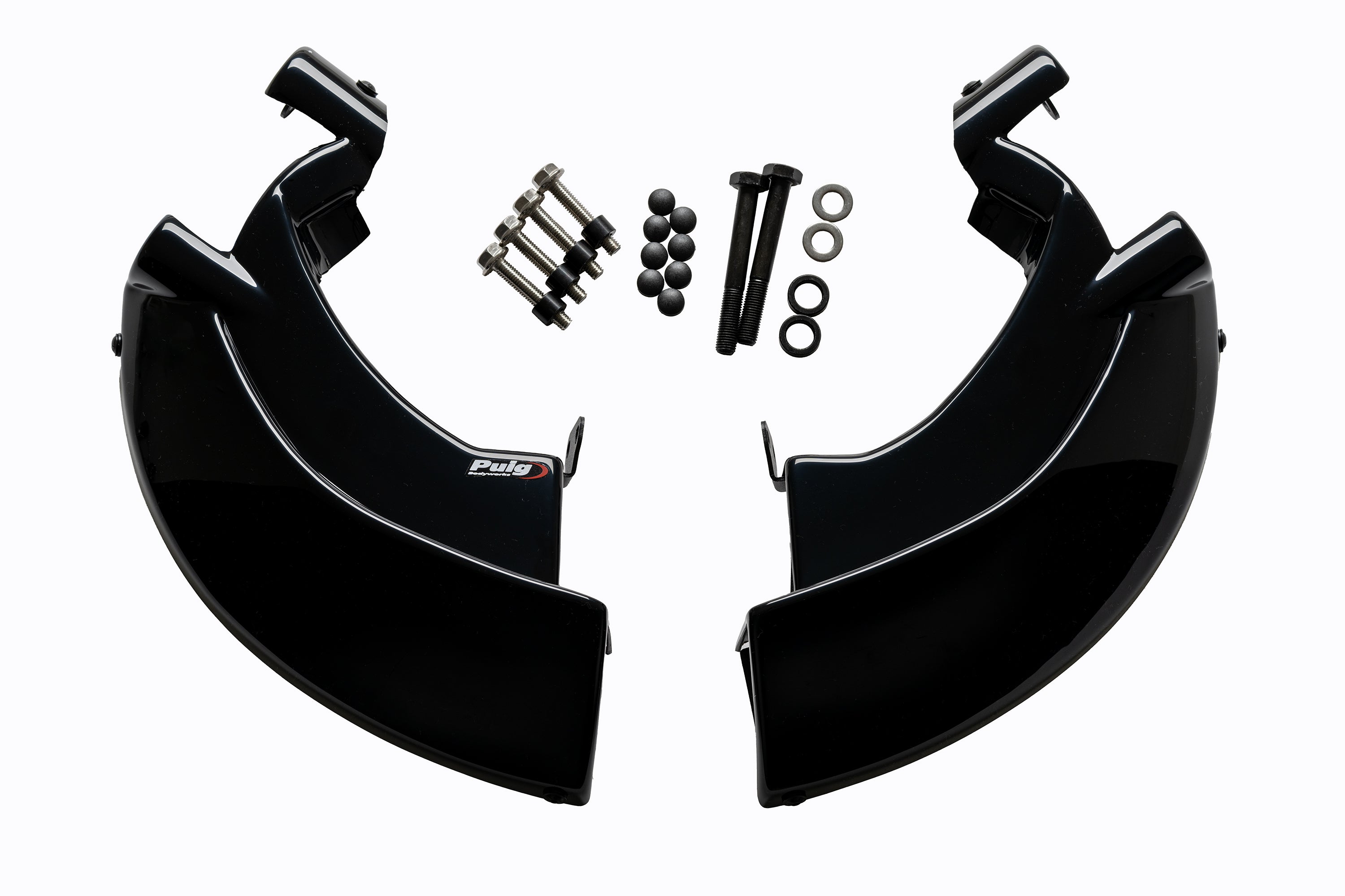 Puig Brake Ducts | Gloss Black | Suzuki GSX-R1000 2009>2021 - Pyramid Motorcycle Accessories