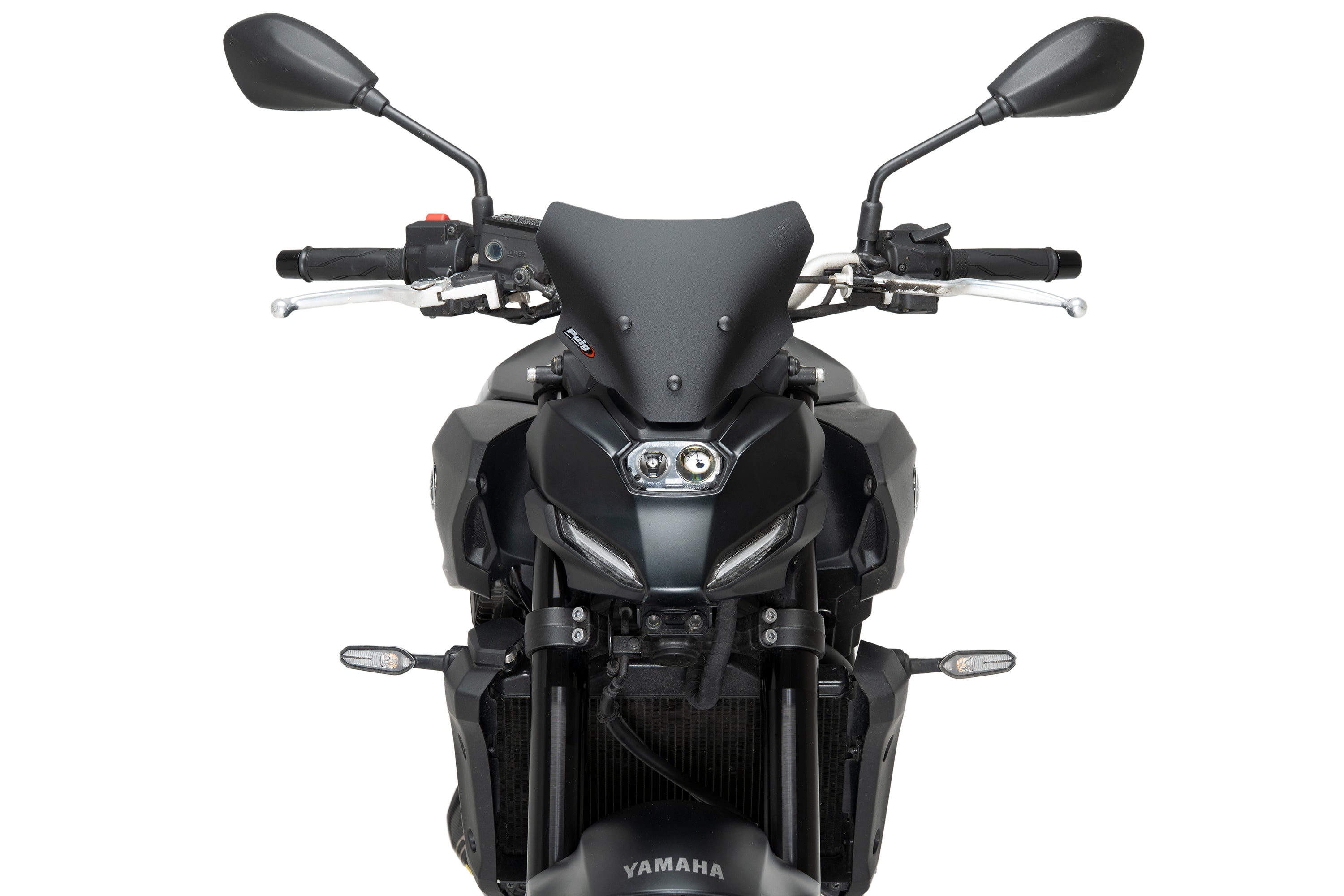 Puig Sport Screen | Matte Black | Yamaha MT-07 2025>Current - Pyramid Motorcycle Accessories