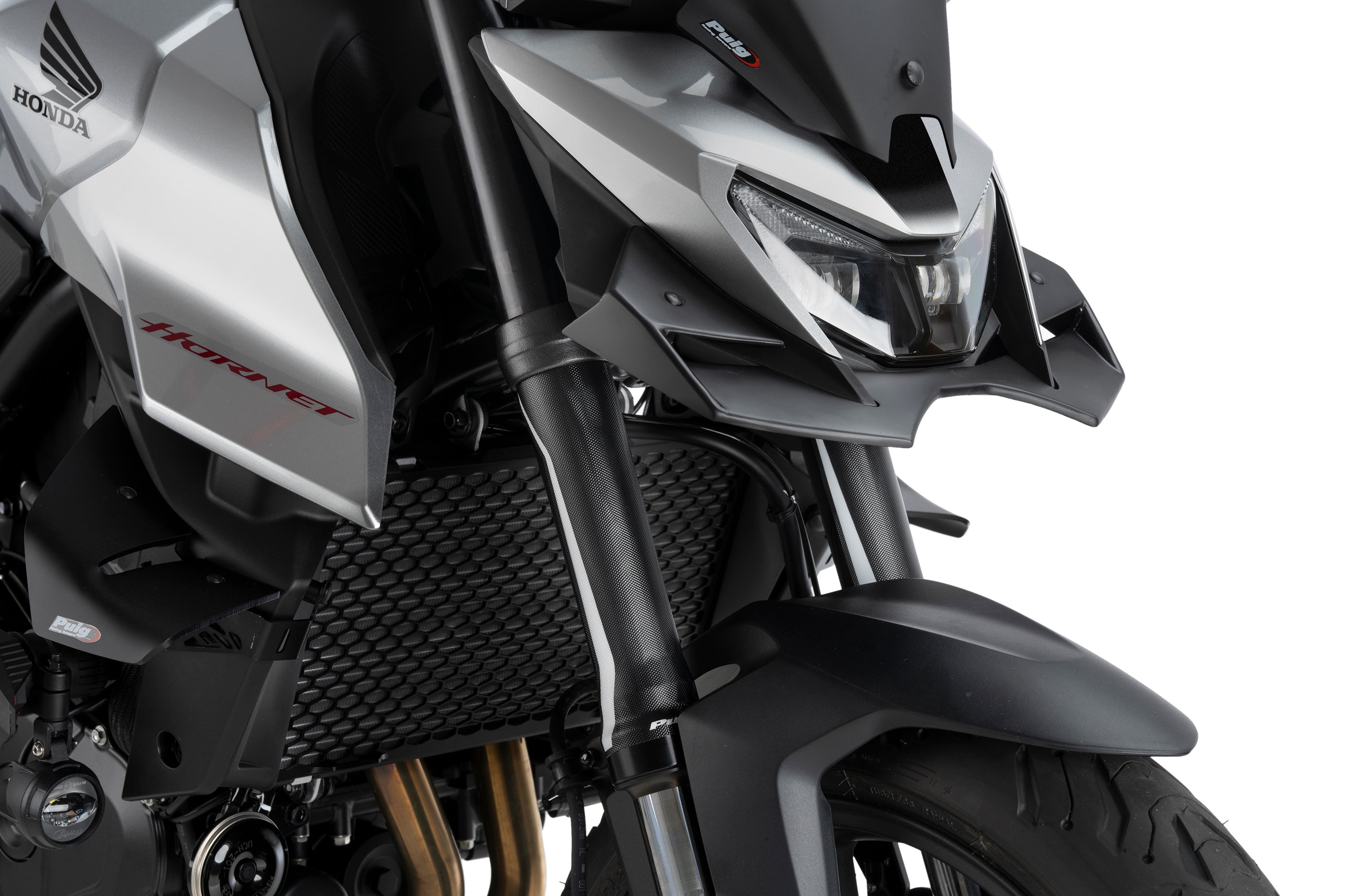 Puig Naked Front Wings | Matte Black | Honda CB750 Hornet 2025>Current - Pyramid Motorcycle Accessories