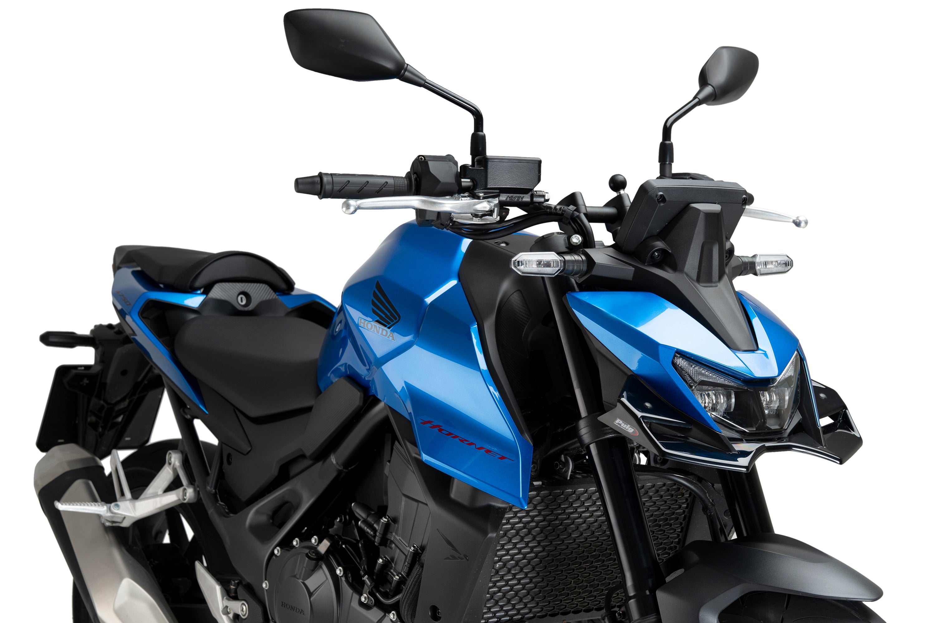Puig Naked Front Wings | Gloss Black | Honda CB750 Hornet 2025>Current - Pyramid Motorcycle Accessories