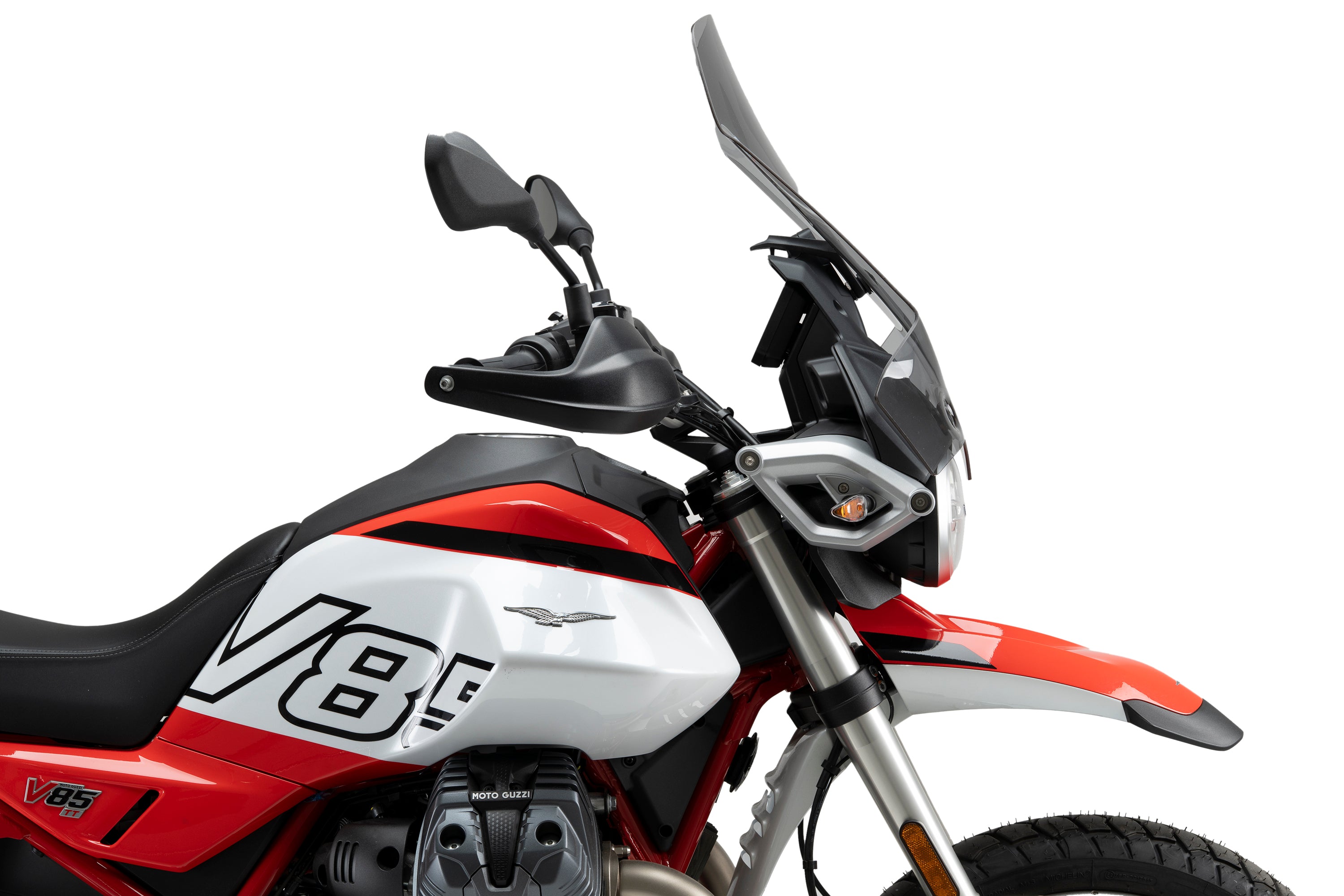 Puig Touring Screen | Light Smoke | Moto Guzzi V85 TT 2024>Current - Pyramid Motorcycle Accessories