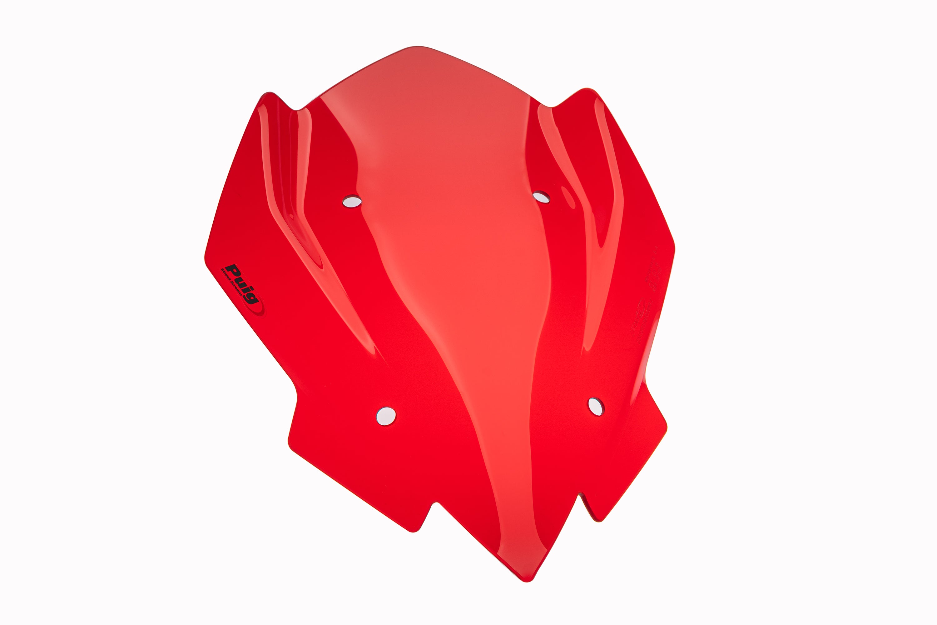 Puig Sport Screen | Red | Kawasaki Z 900/SE 2025>Current - Pyramid Motorcycle Accessories