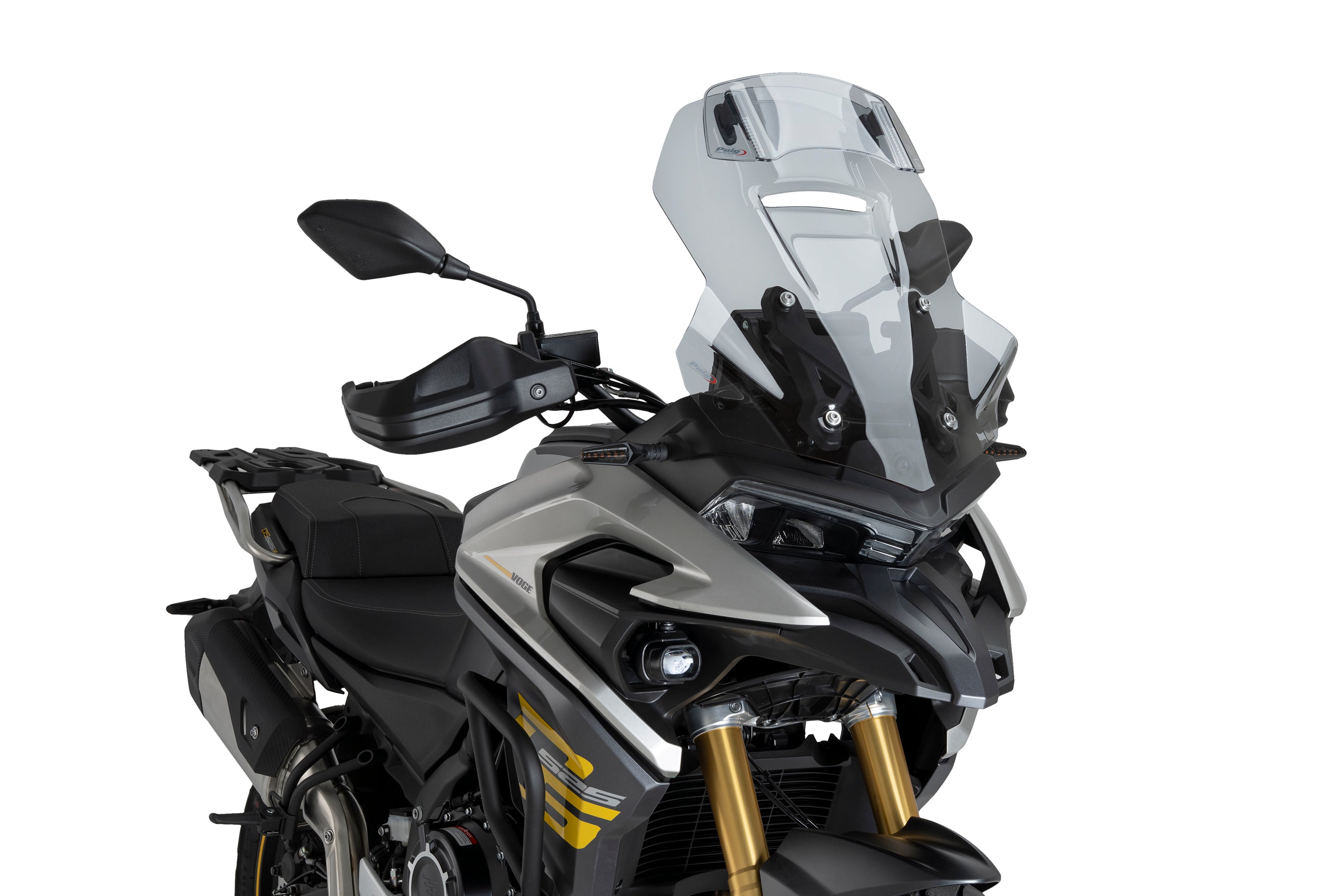 Puig Touring Screen with Visor | Light Smoke | Voge 525/625DSX - Pyramid Motorcycle Accessories