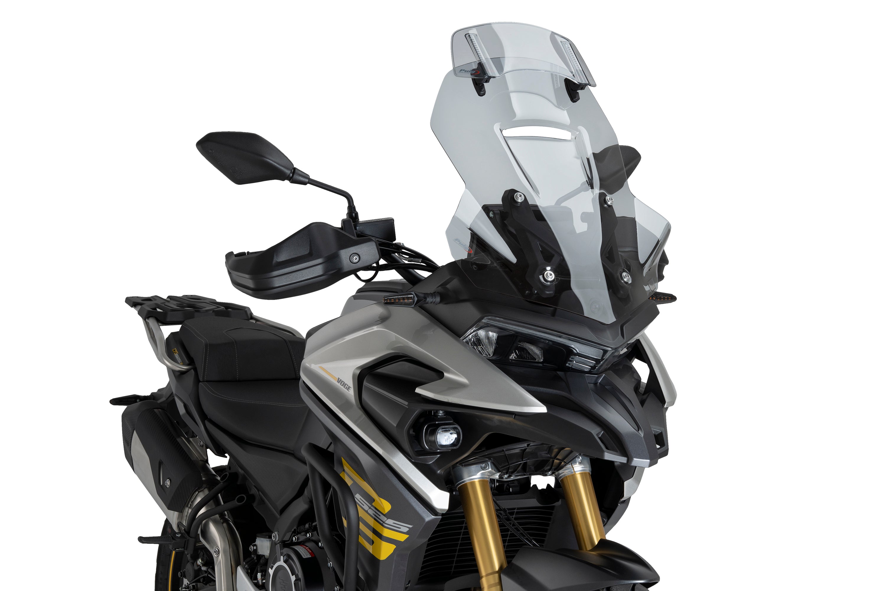 Puig Touring Screen with Visor | Light Smoke | Voge 525/625DSX - Pyramid Motorcycle Accessories