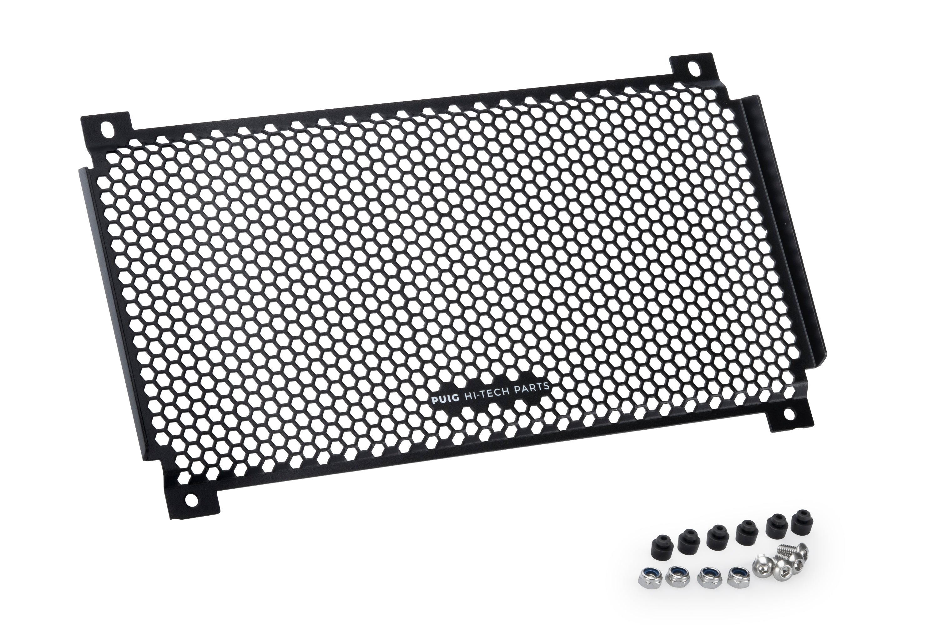Puig Radiator Protector | Black | Kawasaki Ninja 650/Z650 2020>2025 - Pyramid Motorcycle Accessories