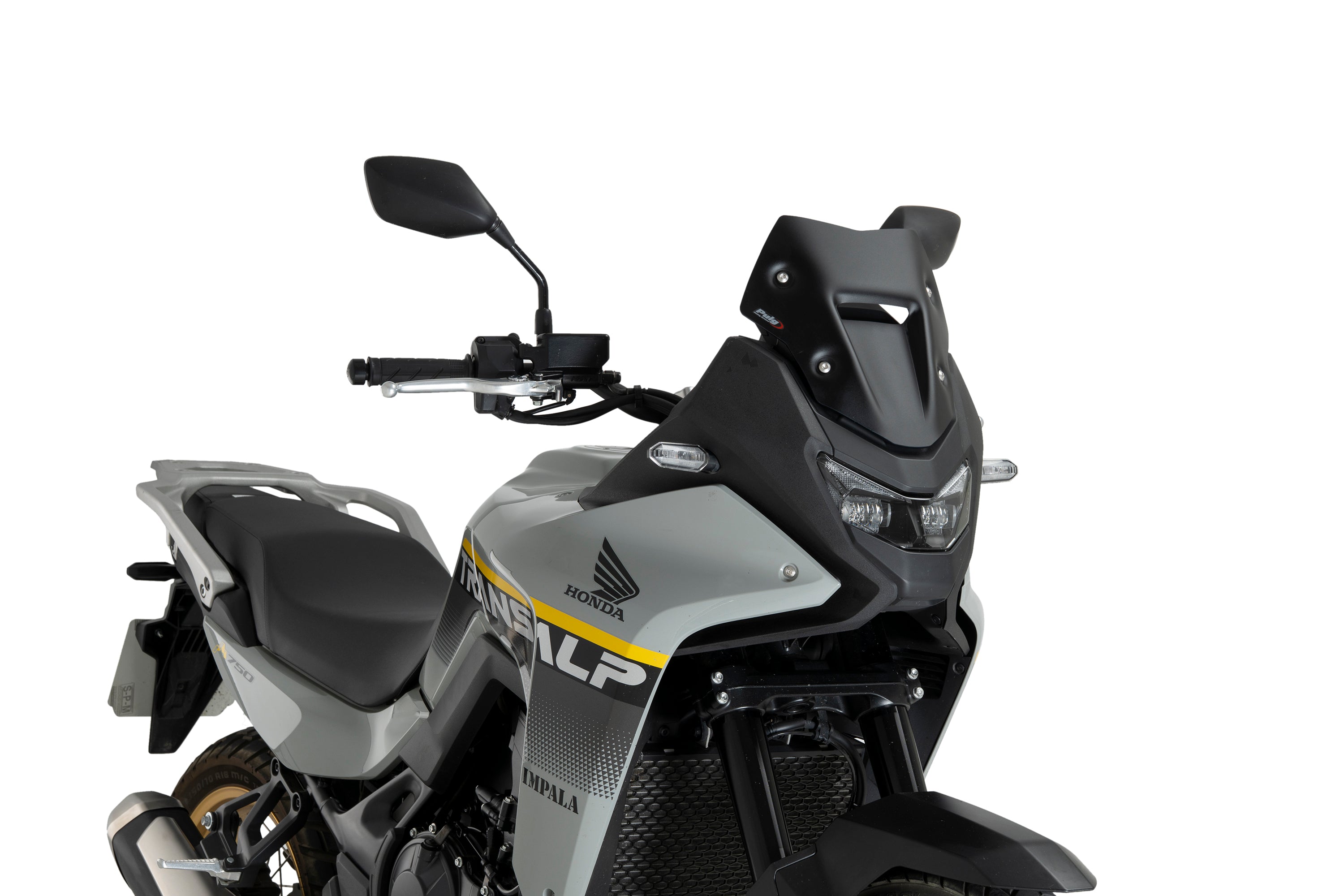 Puig Sport Screen | Matte Black | Honda XL750 Transalp 2025>Current - Pyramid Motorcycle Accessories
