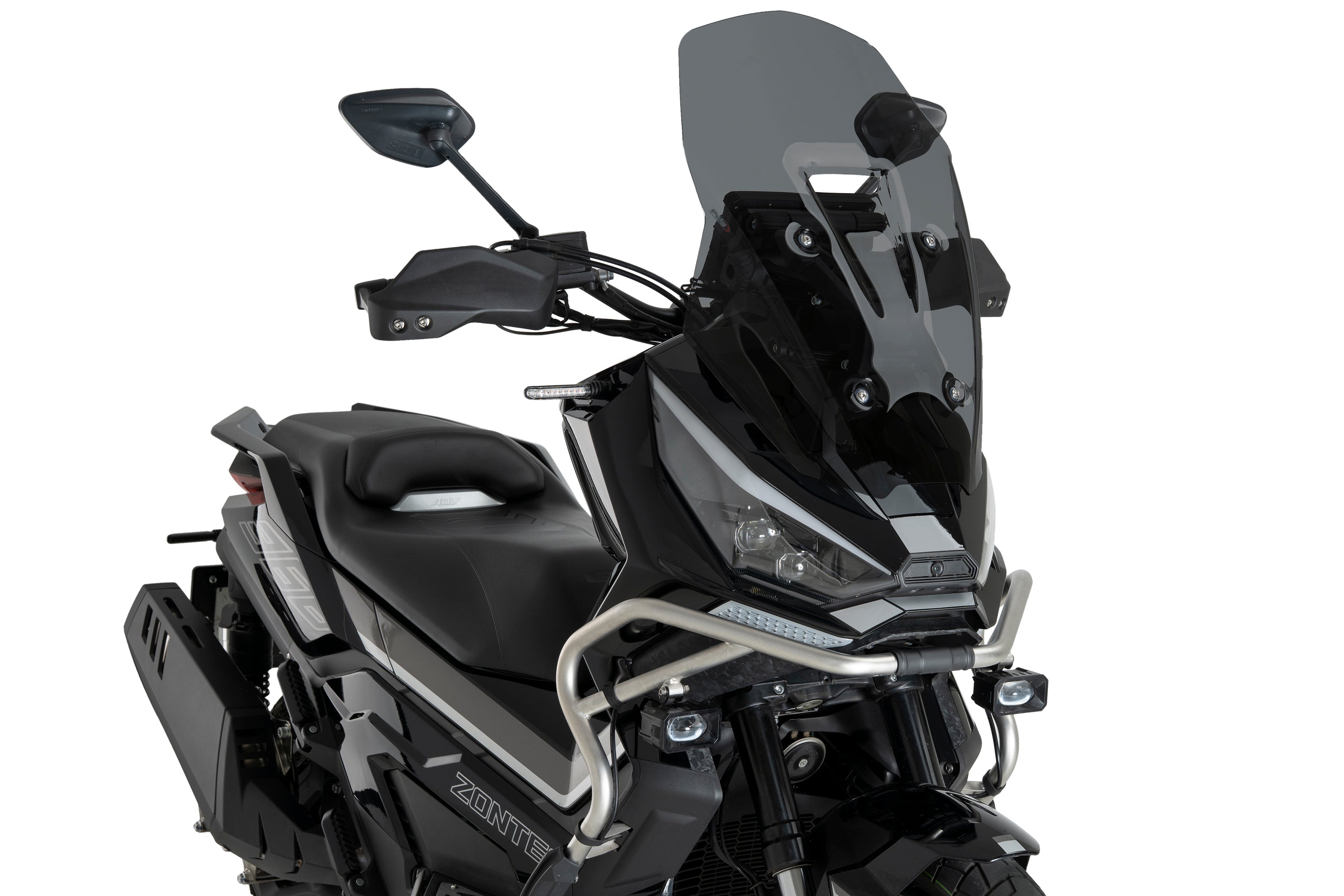Puig Touring Screen | Dark Smoke | Zontes ZT368T-G 2025>Current - Pyramid Motorcycle Accessories