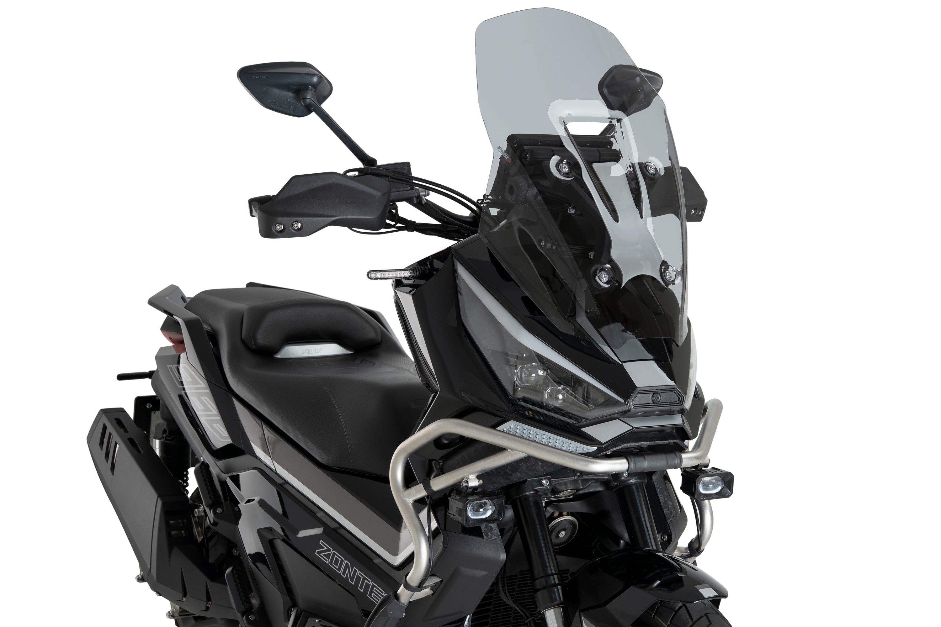 Puig Touring Screen | Light Smoke | Zontes ZT368T-G 2025>Current - Pyramid Motorcycle Accessories