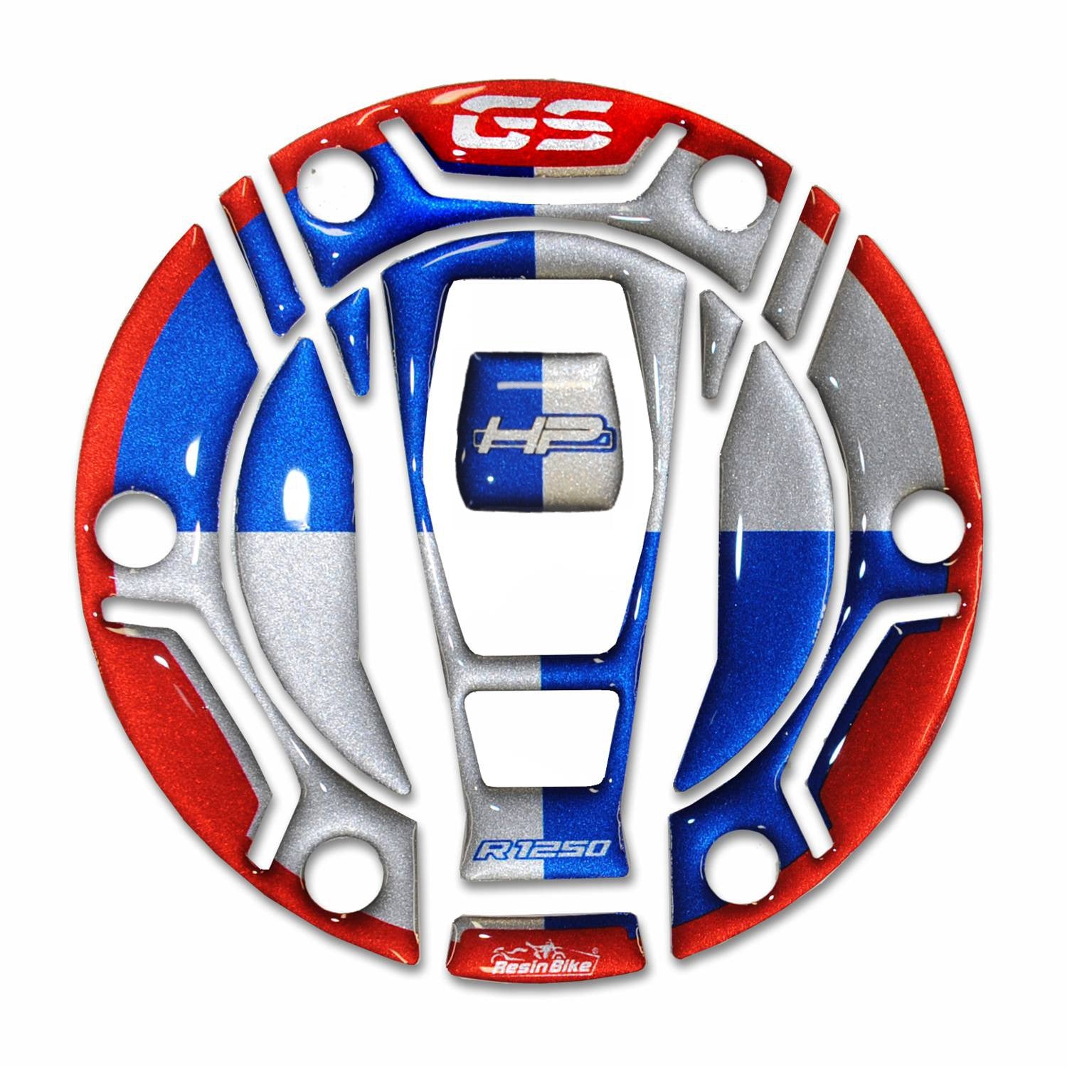 Resin Bike 3D Motorcycle Stickers - Fuel Cap | BMW R 1250 GS 2021>2024 - Pyramid Motorcycle Accessories