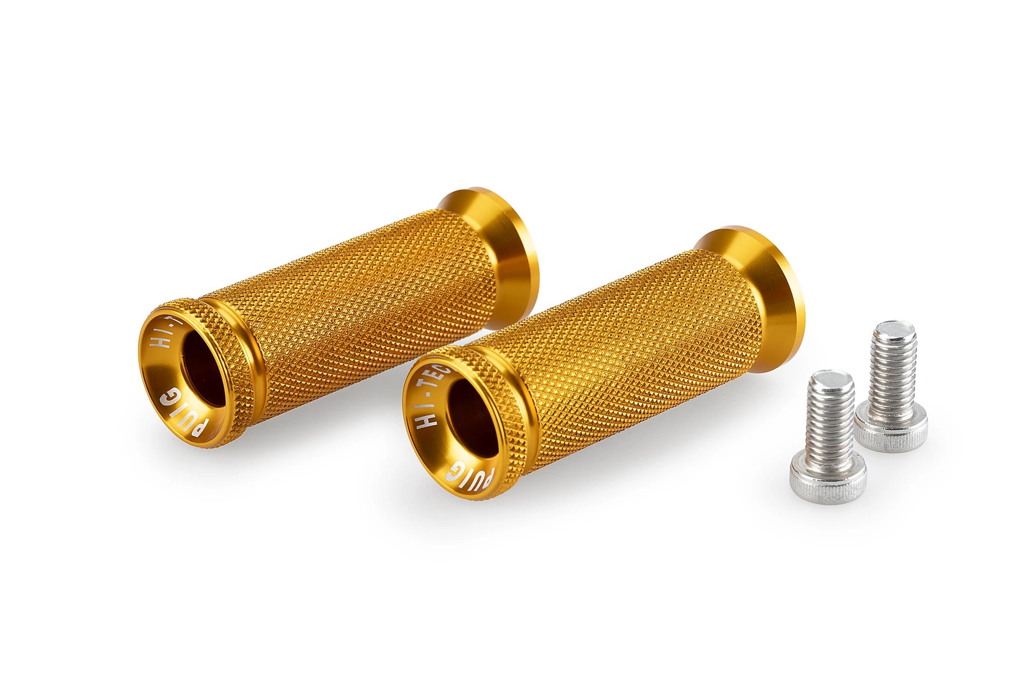 Puig Evolution Footpegs | Gold - Pyramid Motorcycle Accessories