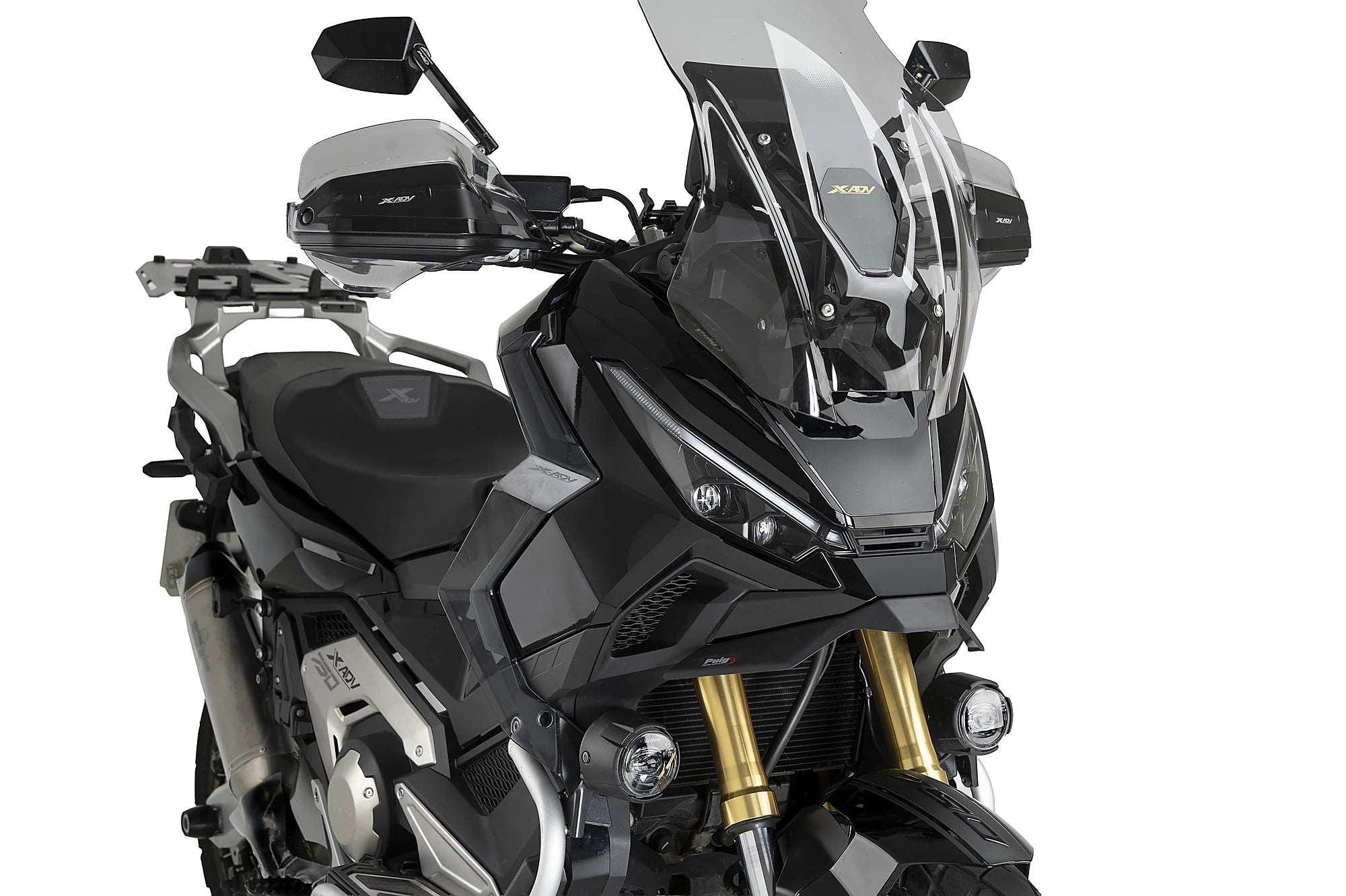 Puig Naked Frontal Wing | Matte Black | Honda X-Adv 2025>CurrentΒ -Β Β Pyramid Motorcycle Accessories