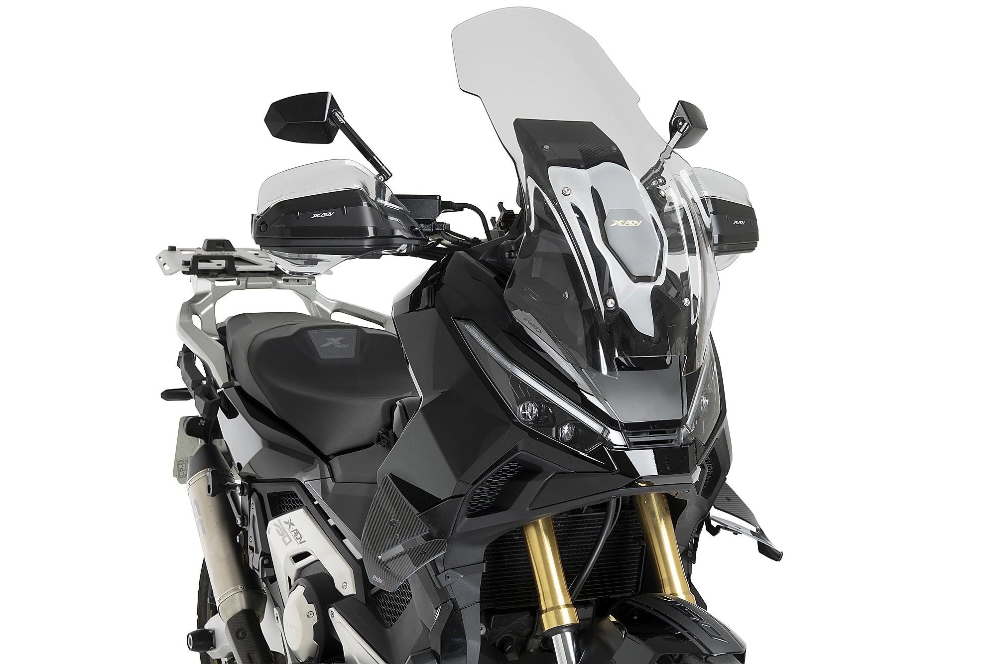 Puig D12 Wings | Carbon Look | Honda X-Adv 2025>Current - Pyramid Motorcycle Accessories