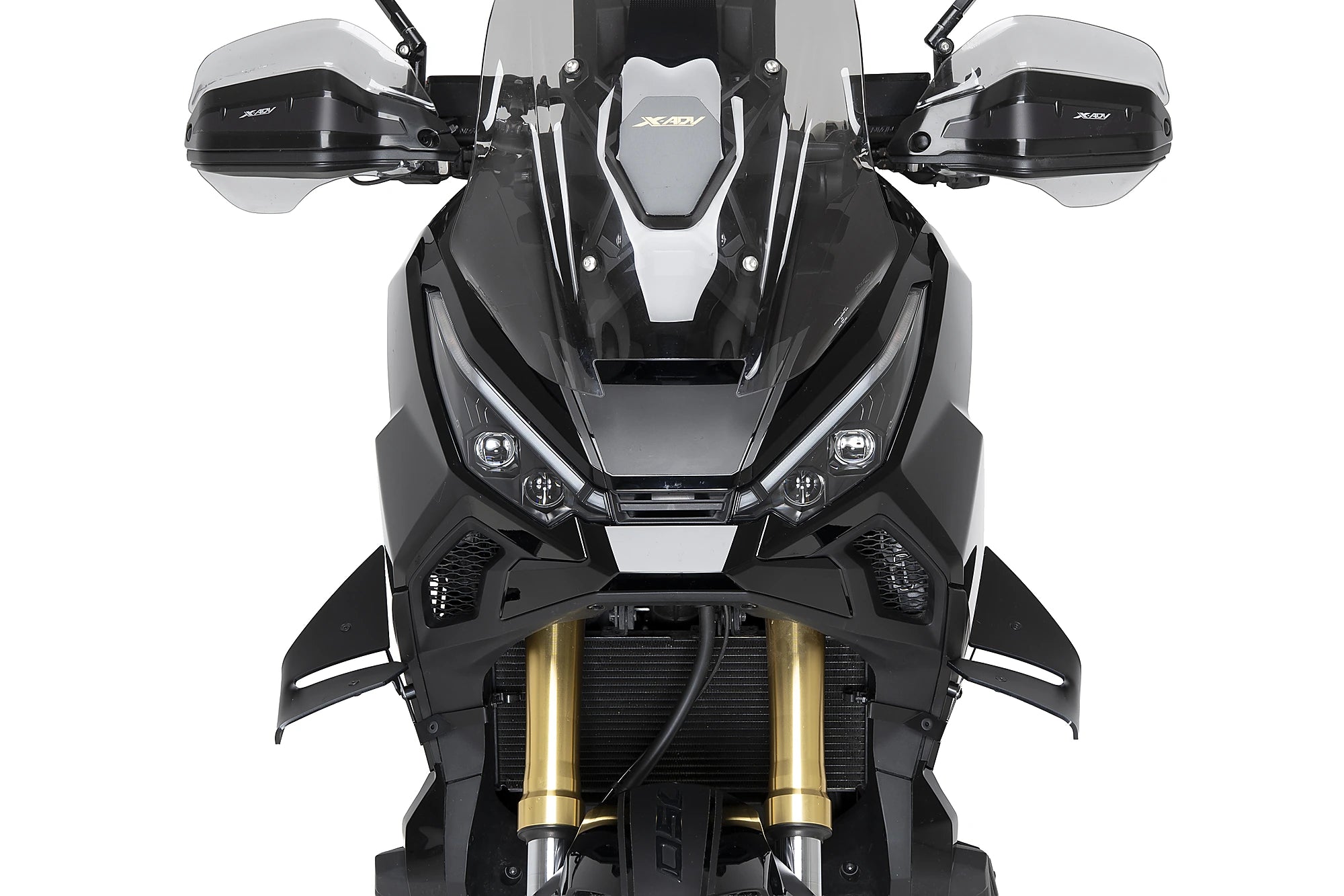 Puig D12 Wings | Matte Black | Honda X-Adv 2025>Current - Pyramid Motorcycle Accessories